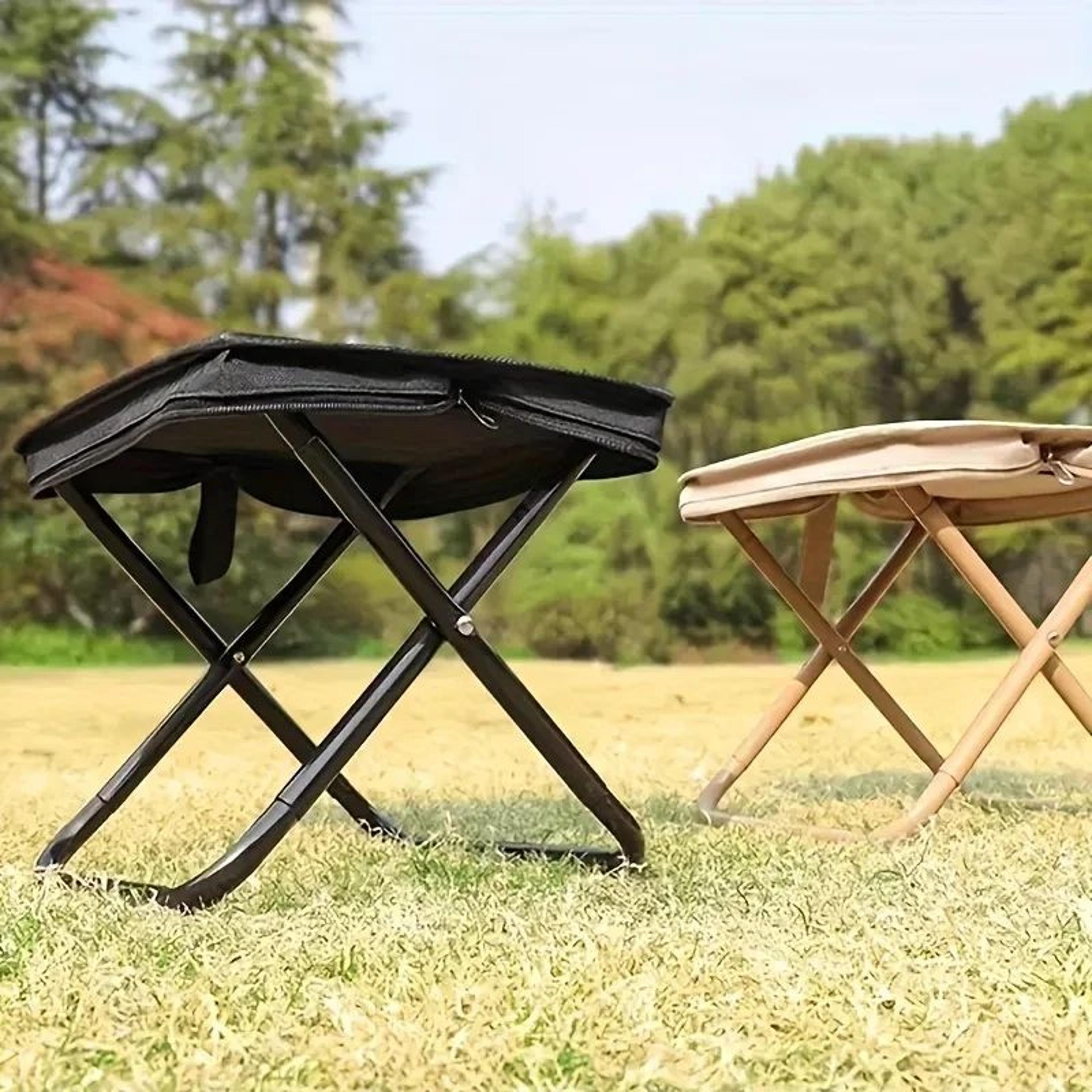 TrailEase Ultralight Folding Stool  Portable Camping Chair For Travel Fishing  Picnics 3