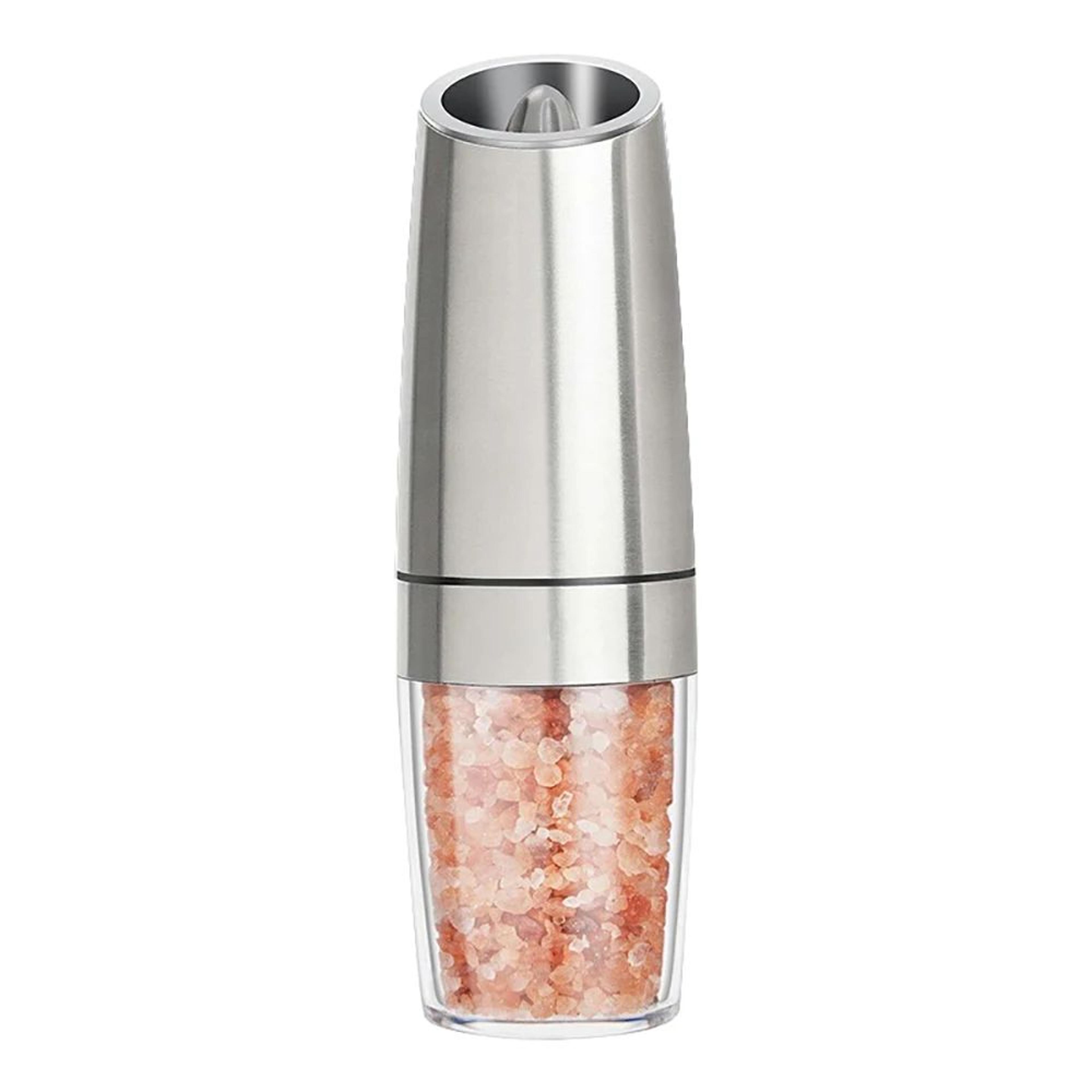 GrindEase Gravity Electric Pepper Mill Set  Electric Pepper Mill With LED Precision 4