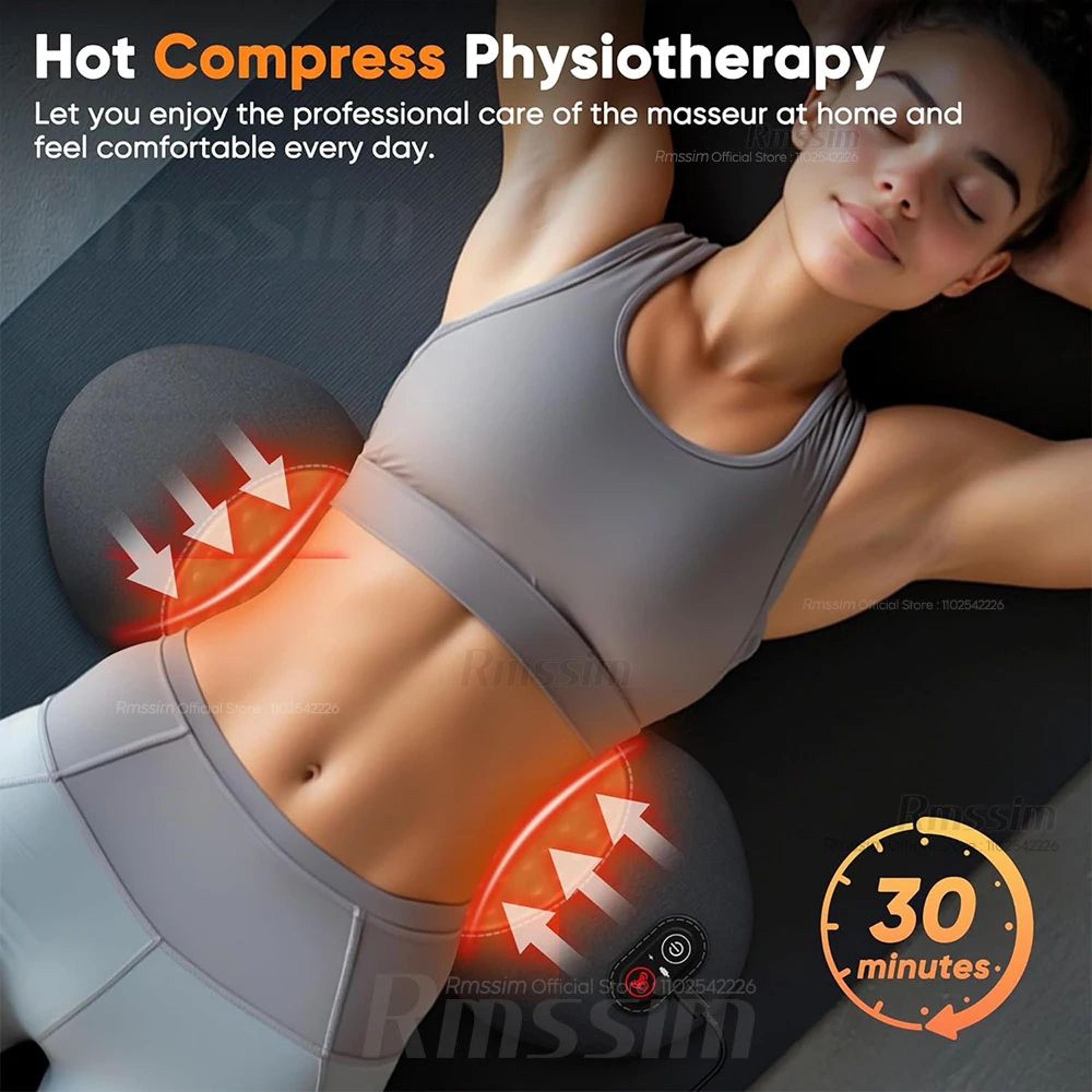 ReliefCore 3in1 Electric Lumbar Support Pillow  Electric Lumbar Support Pillow With Heat  Vibration 3
