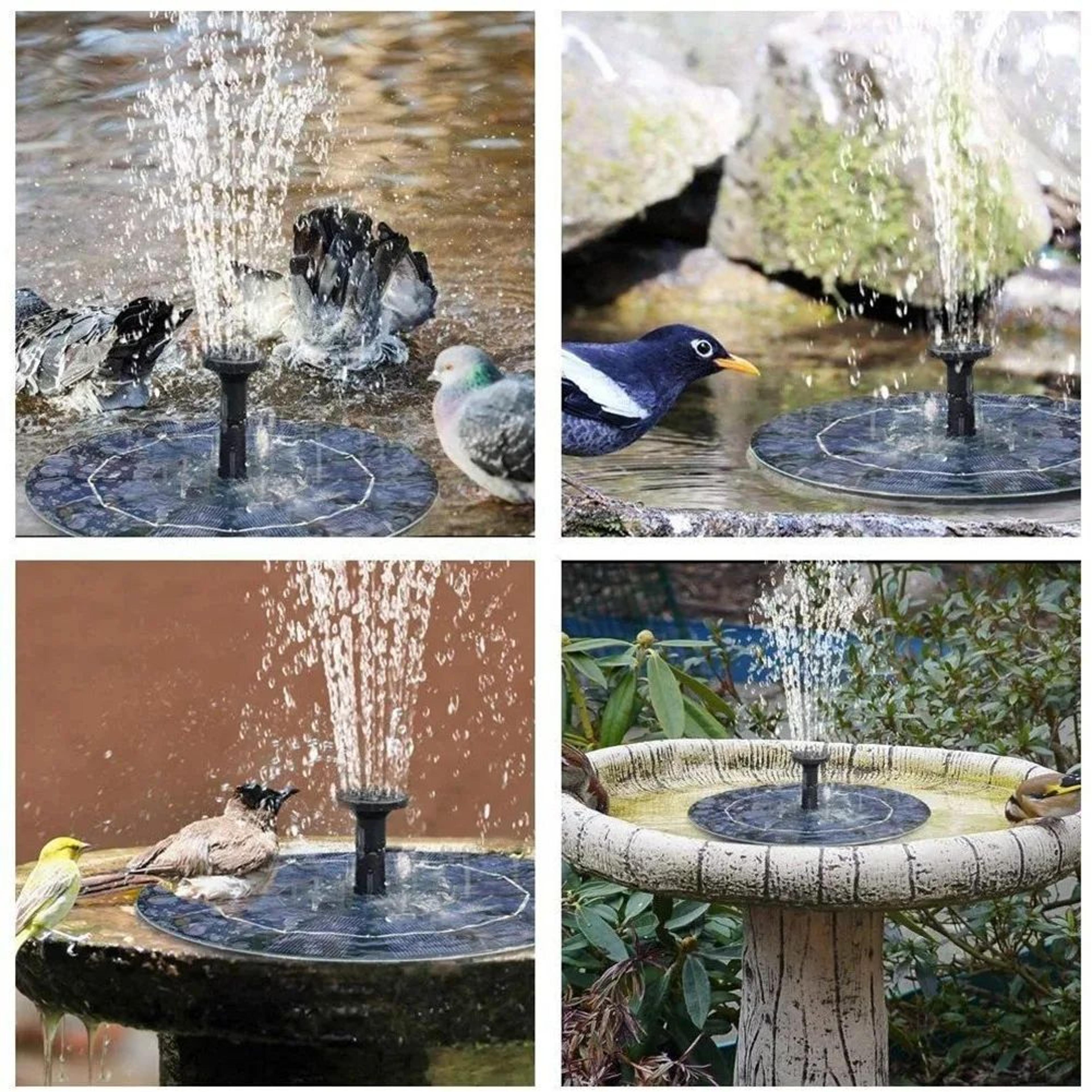 Solar Floating Fountain Pump For Bird Baths  Ponds  Eco Garden Water Feature 1318cm 4