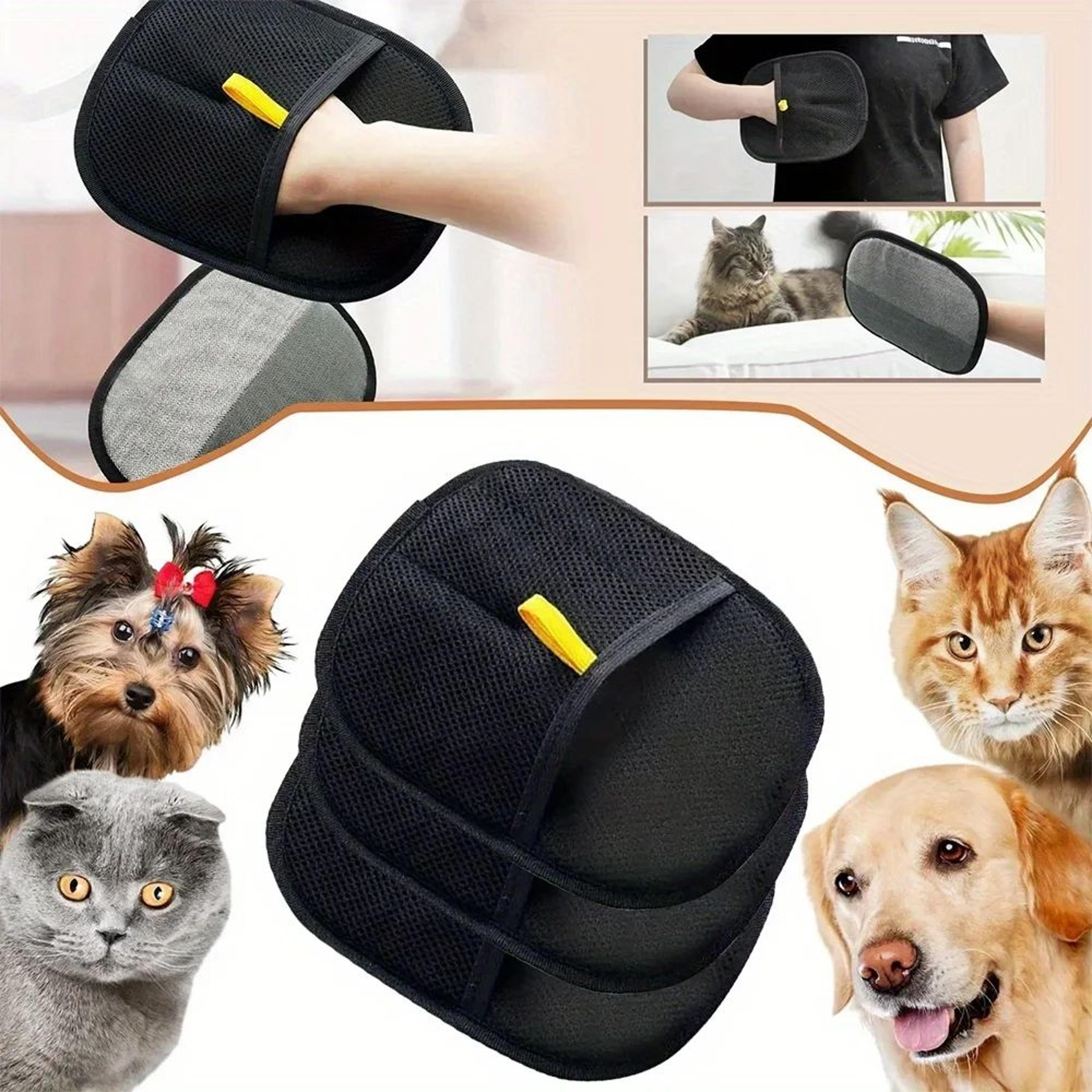 Pet Grooming Gloves Hair Remover  Gentle Deshedding  Cleaning Gloves For Dogs And Cats 2