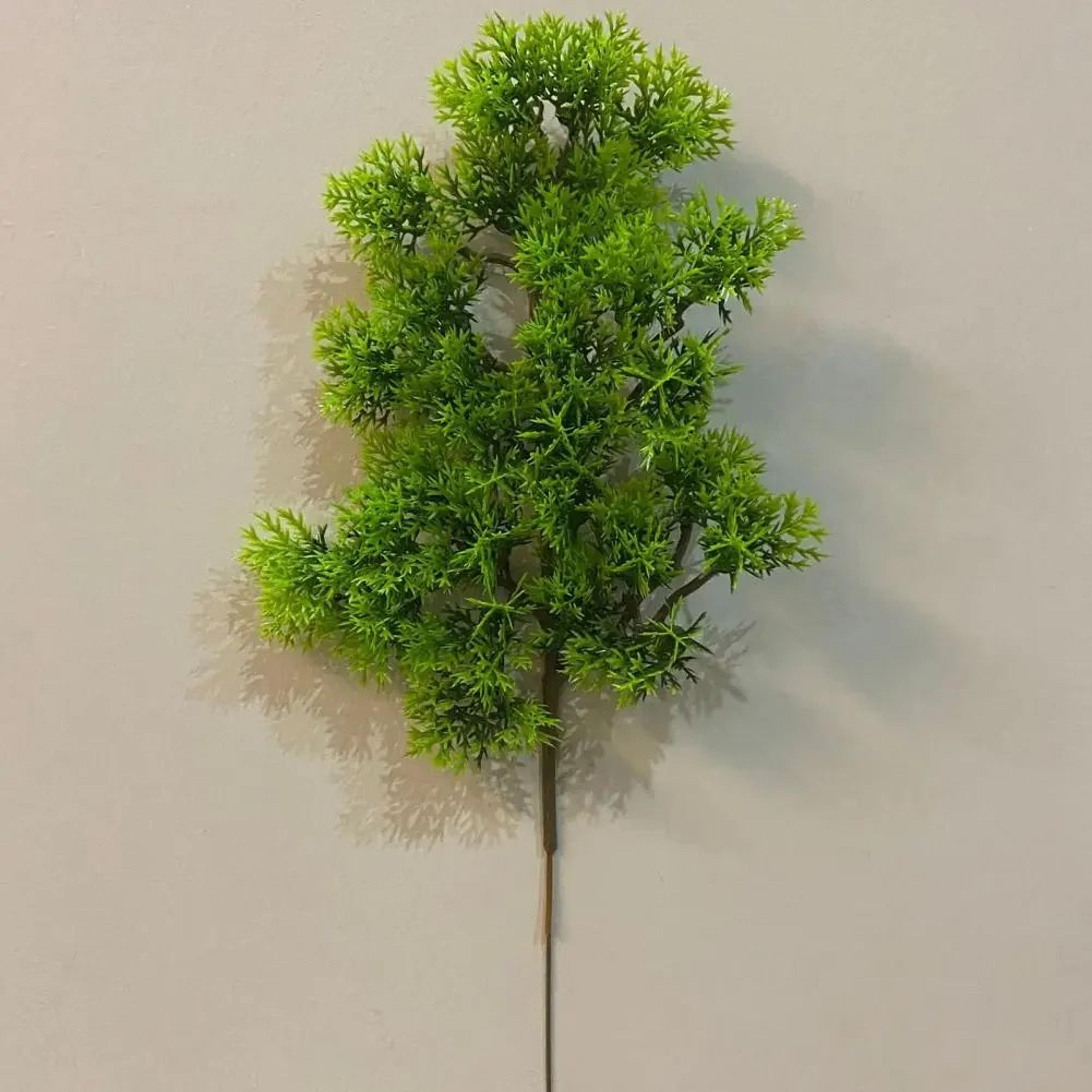 Artificial Pine Branches Decor Set  5Piece Faux Pine Needle Bonsai For Home  Office 1