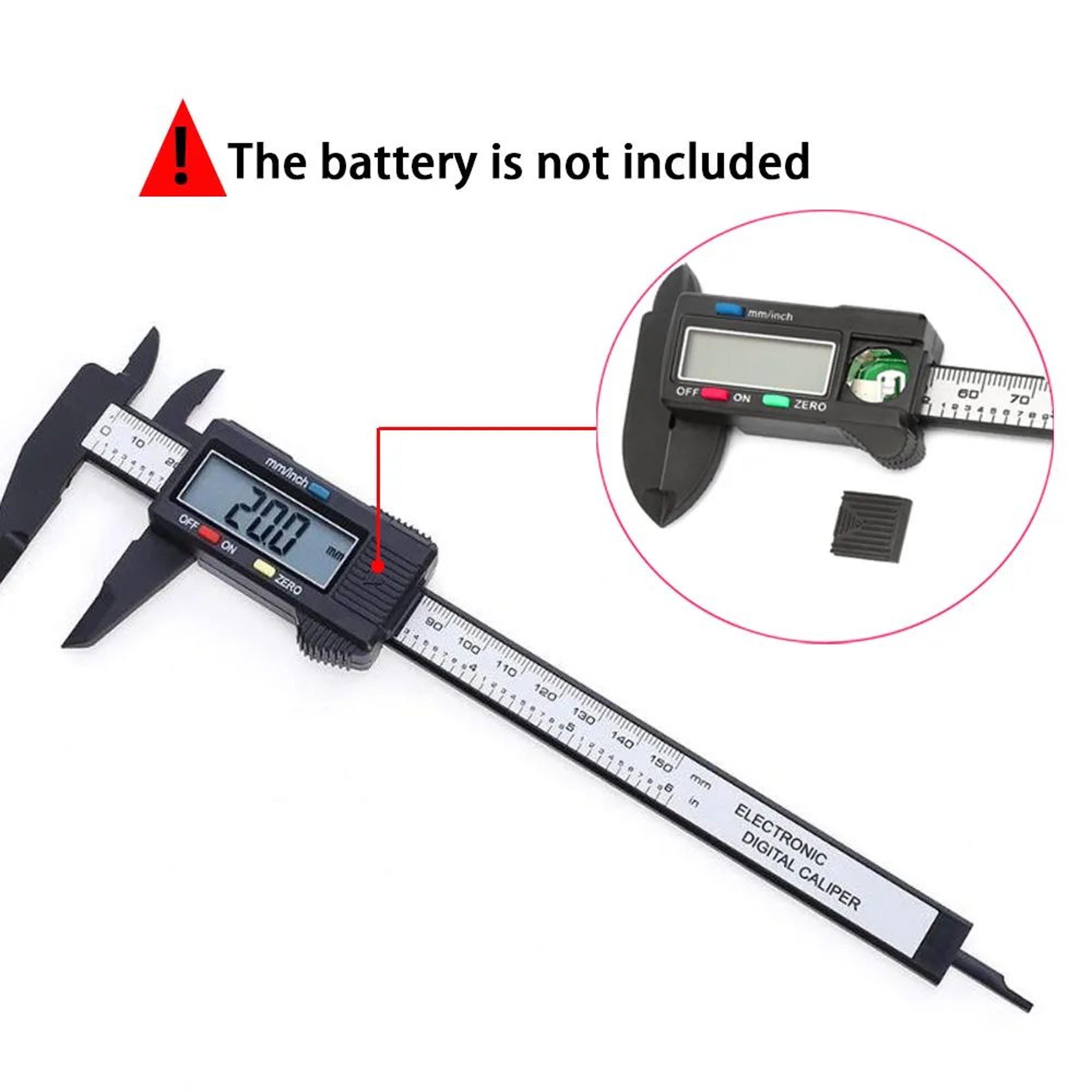 Digital Vernier Caliper 100mm  150mm  Carbon Fiber Electronic Measuring Tool 3