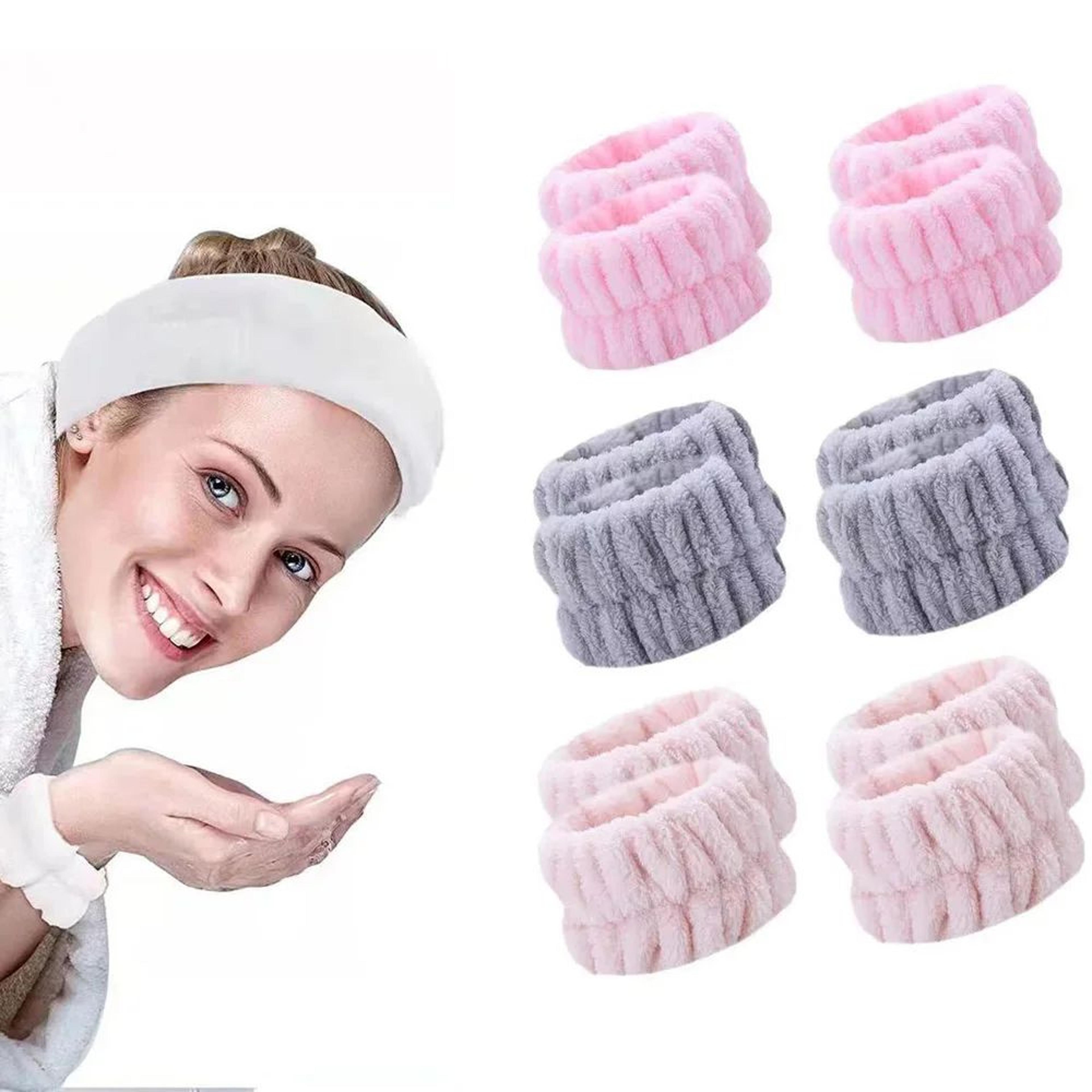 Reusable Spa Wrist Washbands  Soft Microfiber Wristbands For Face Washing  Sports 0
