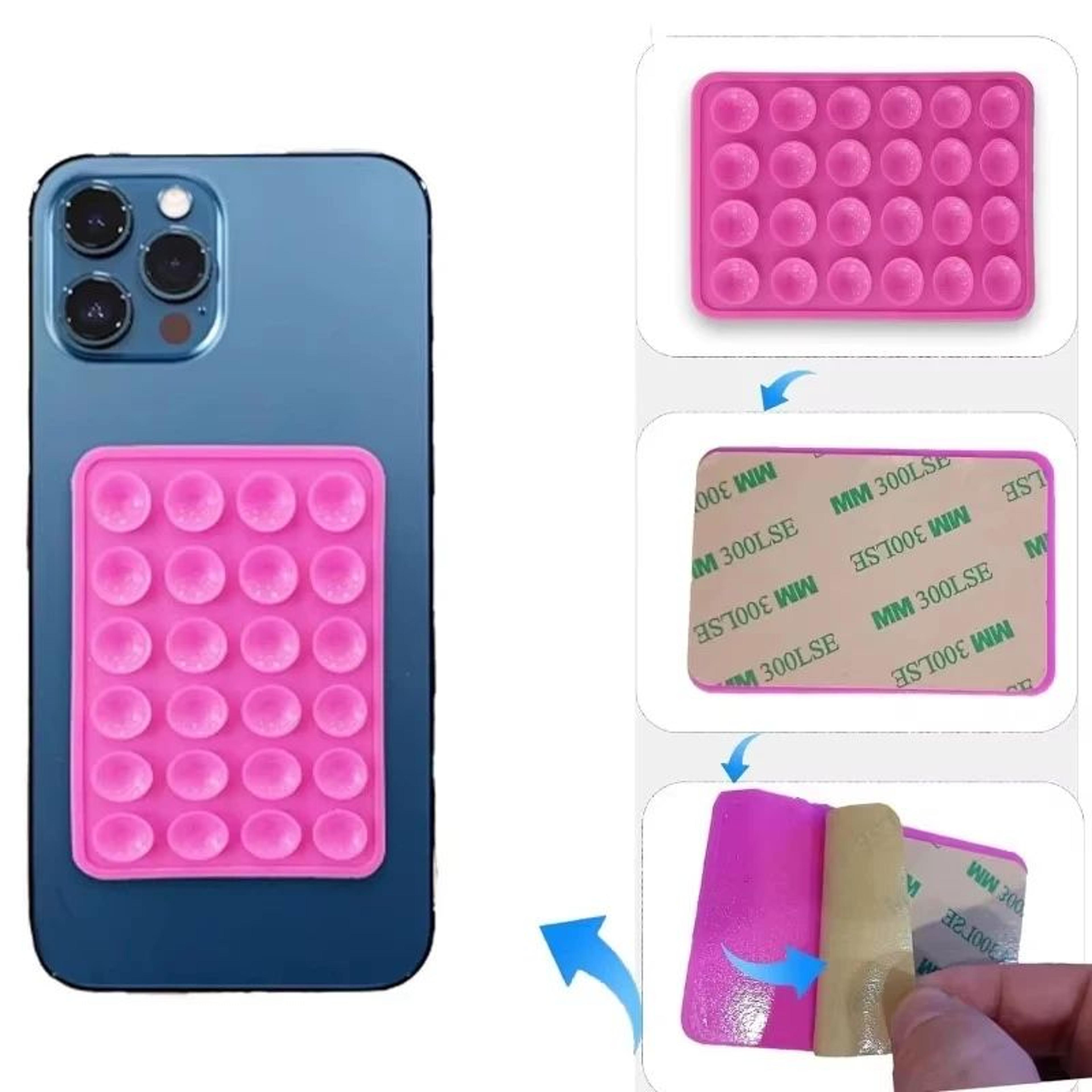 Multifunction Silicone Suction Cup Phone Holder Case  AntiSlip StickOn Mobile Mount 0