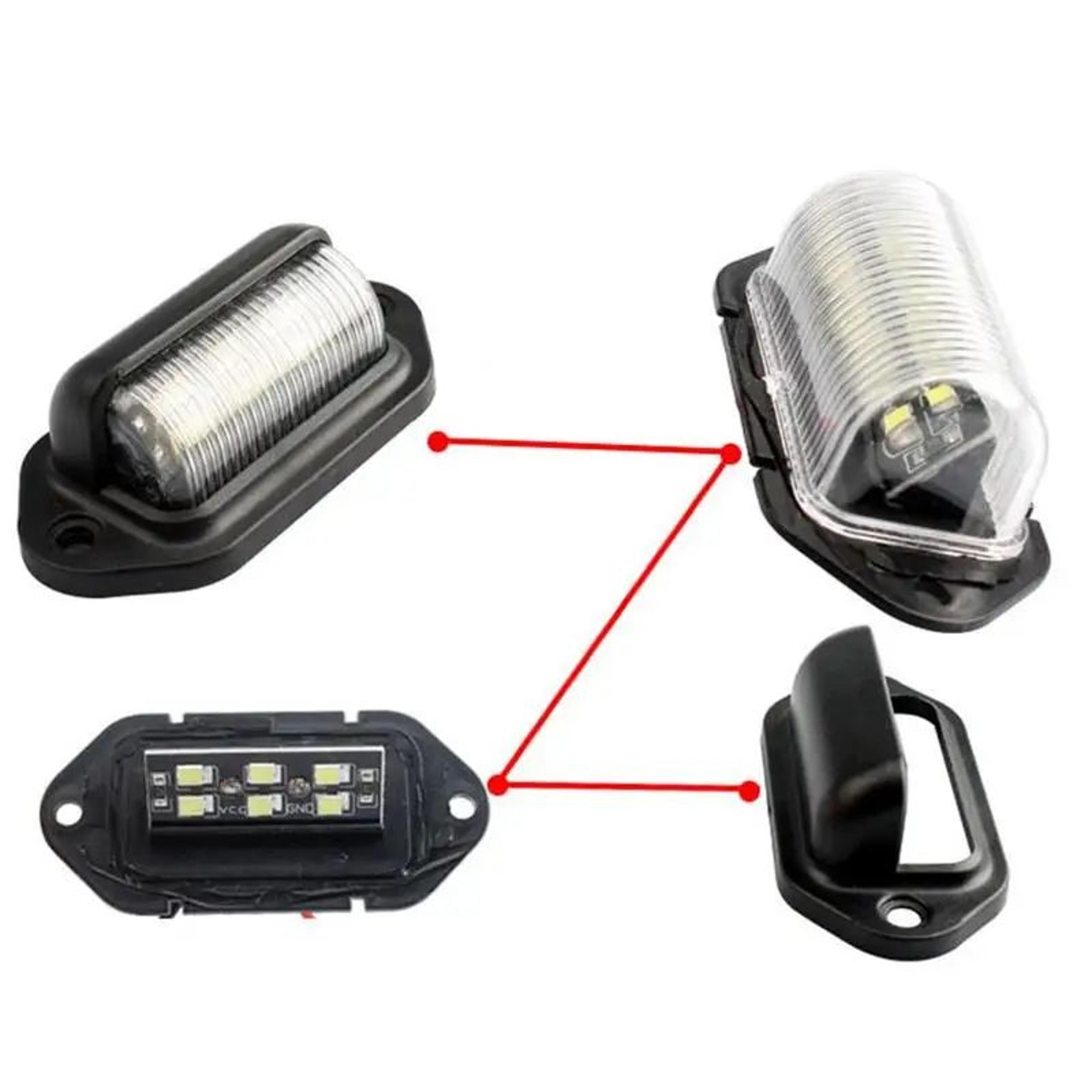 UltraBright LED License Plate Light Set 2PCS  Durable Car License Plate Light For SUV Truck  Traile 1