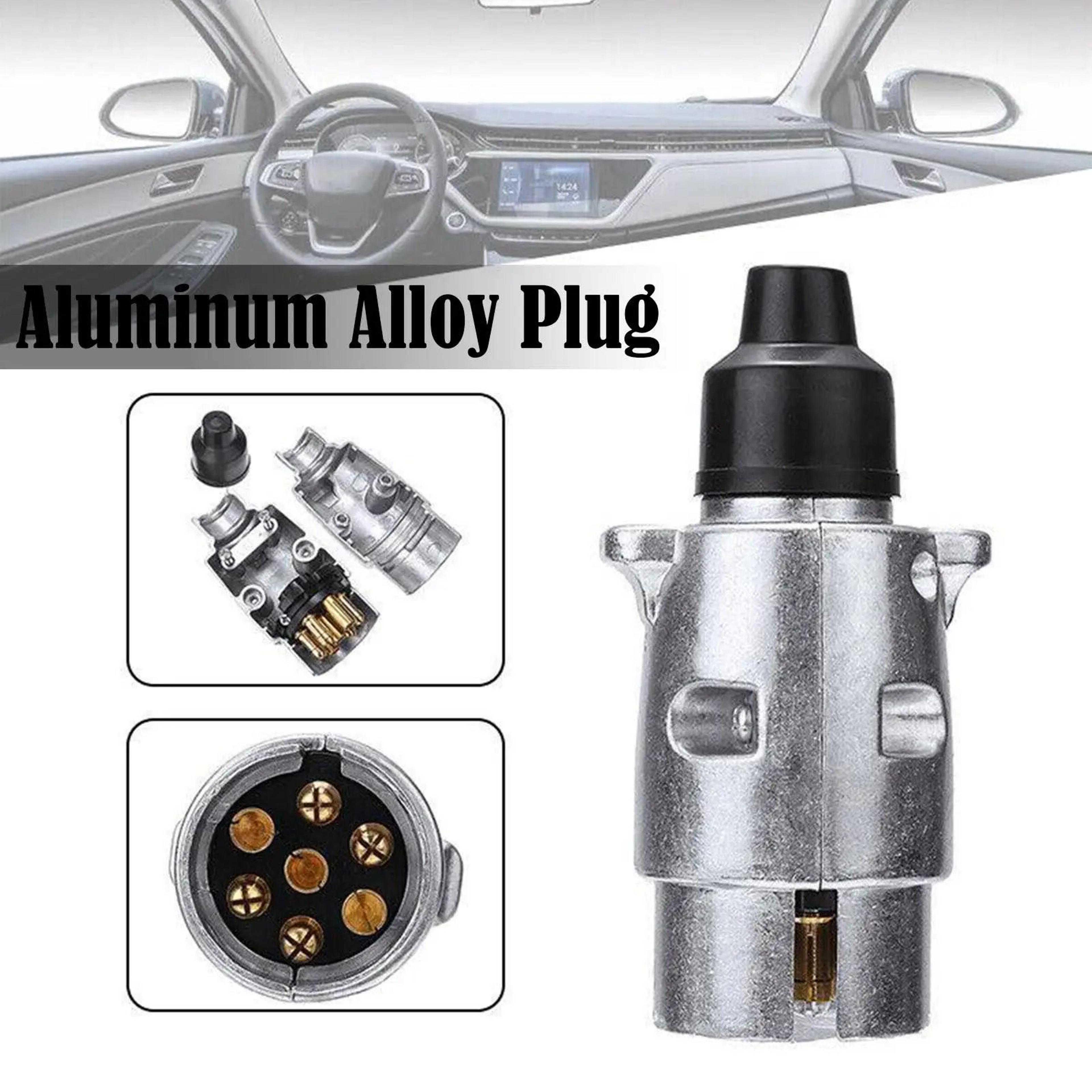 HeavyDuty 7 Pin Trailer Plug  Durable 12V Trailer Connector For Truck  Towing Applications 1