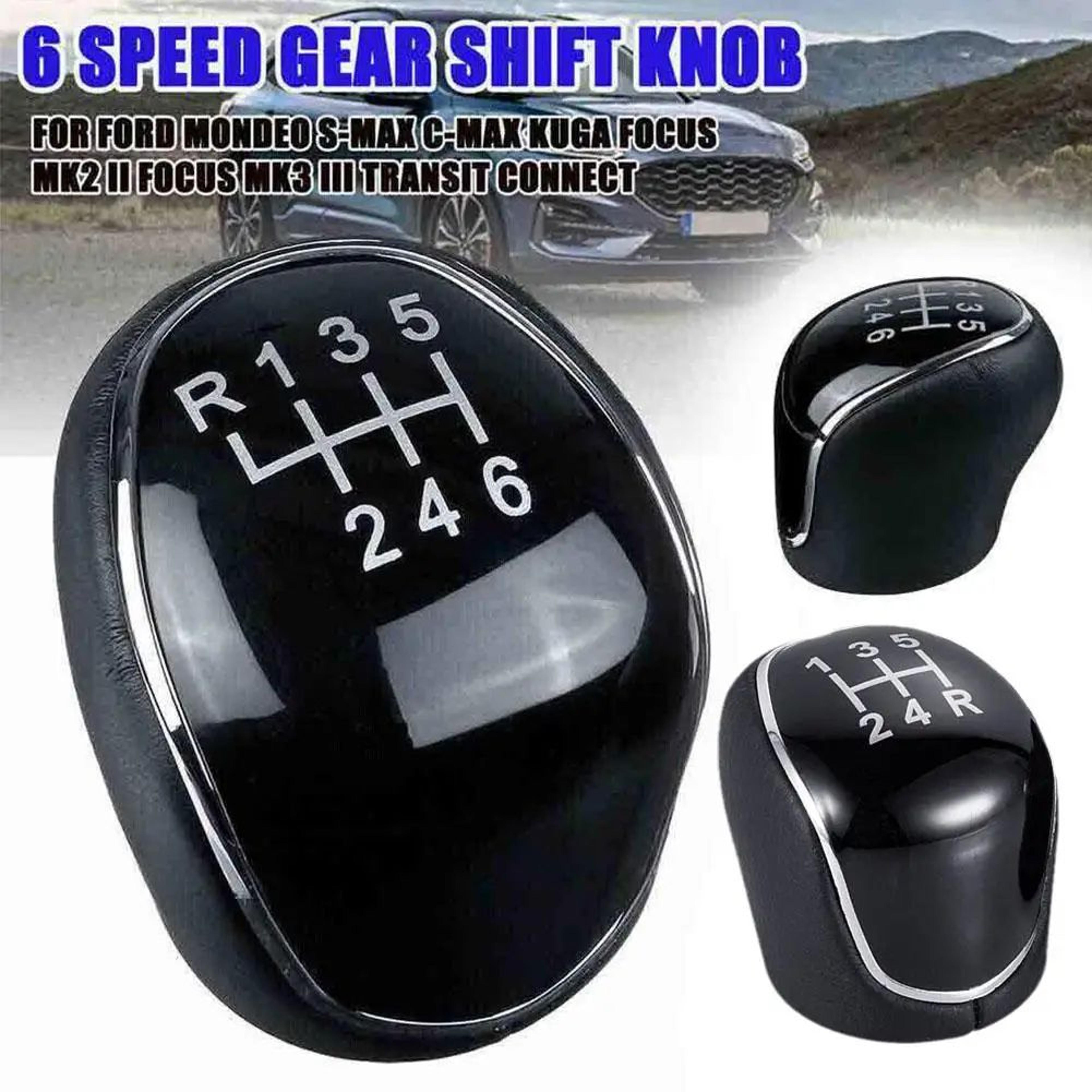 Premium Ford Gear Shift Knob  Leather Manual Shifter Knob For Mondeo Focus CMax  Kuga 56 Speed 0