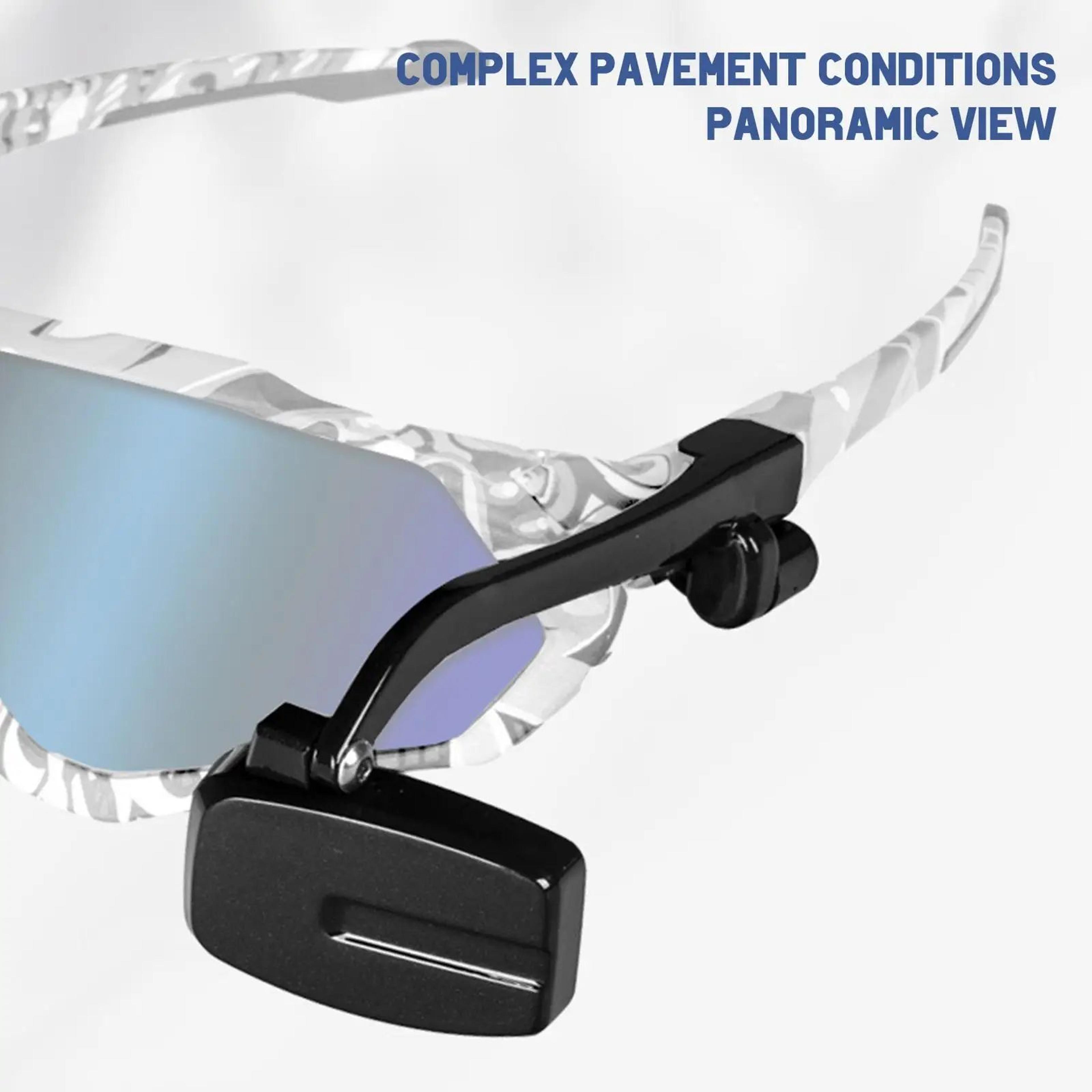 360 Bike Rear View Mirror  Adjustable Cycling Glasses Mirror For Safer Riding 2