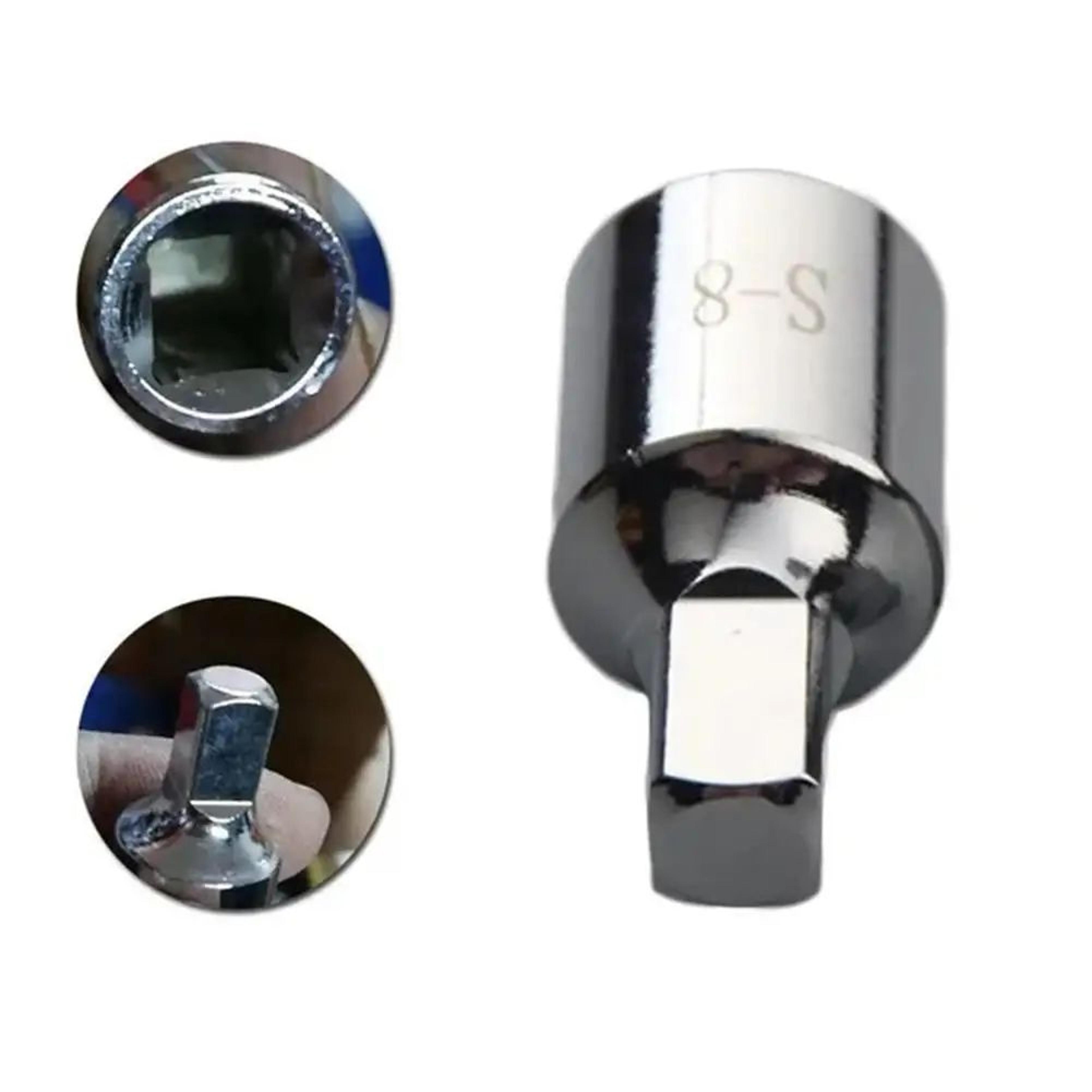Precision Oil Drain Plug Tool  8mm Square Oil Pan Drain Socket For Renault  Peugeot 2