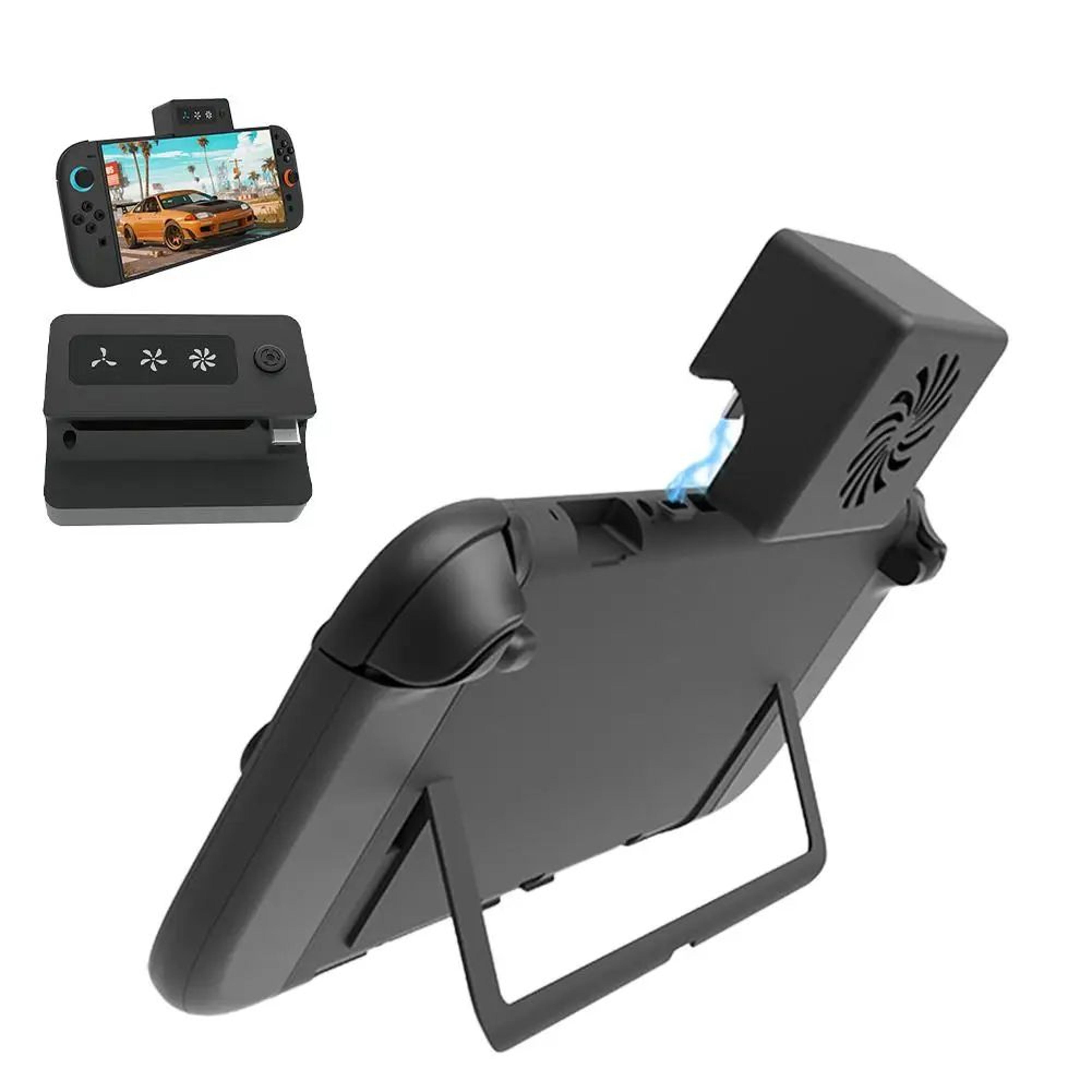 TurboFlow Switch 2 Cooling Fan  Portable Gaming Console Cooling Fan With ThreeSpeed Control 1