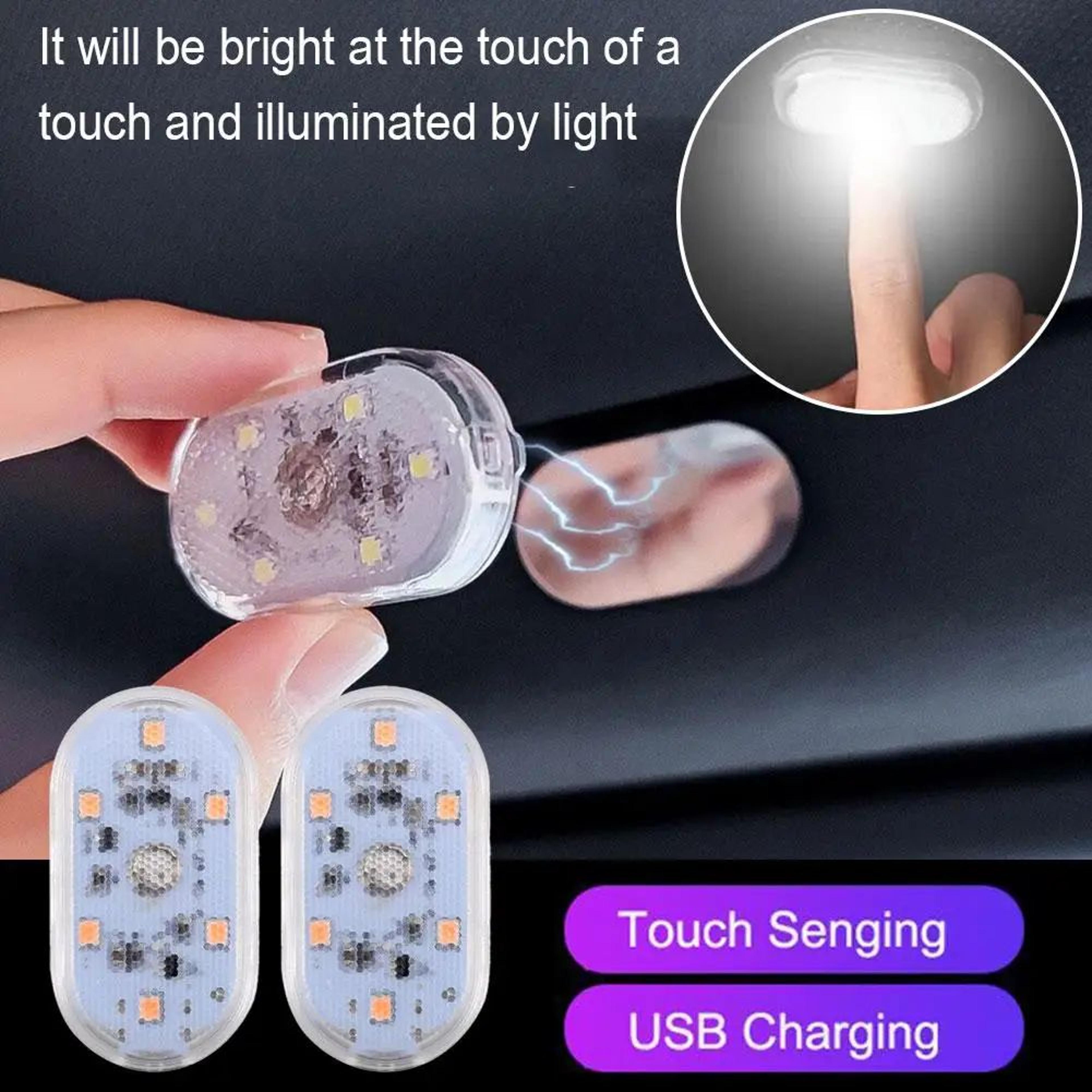 TouchGlow Car LED Reading Light  USB Touch Sensitive Car Light With Ambient  Emergency Modes 0