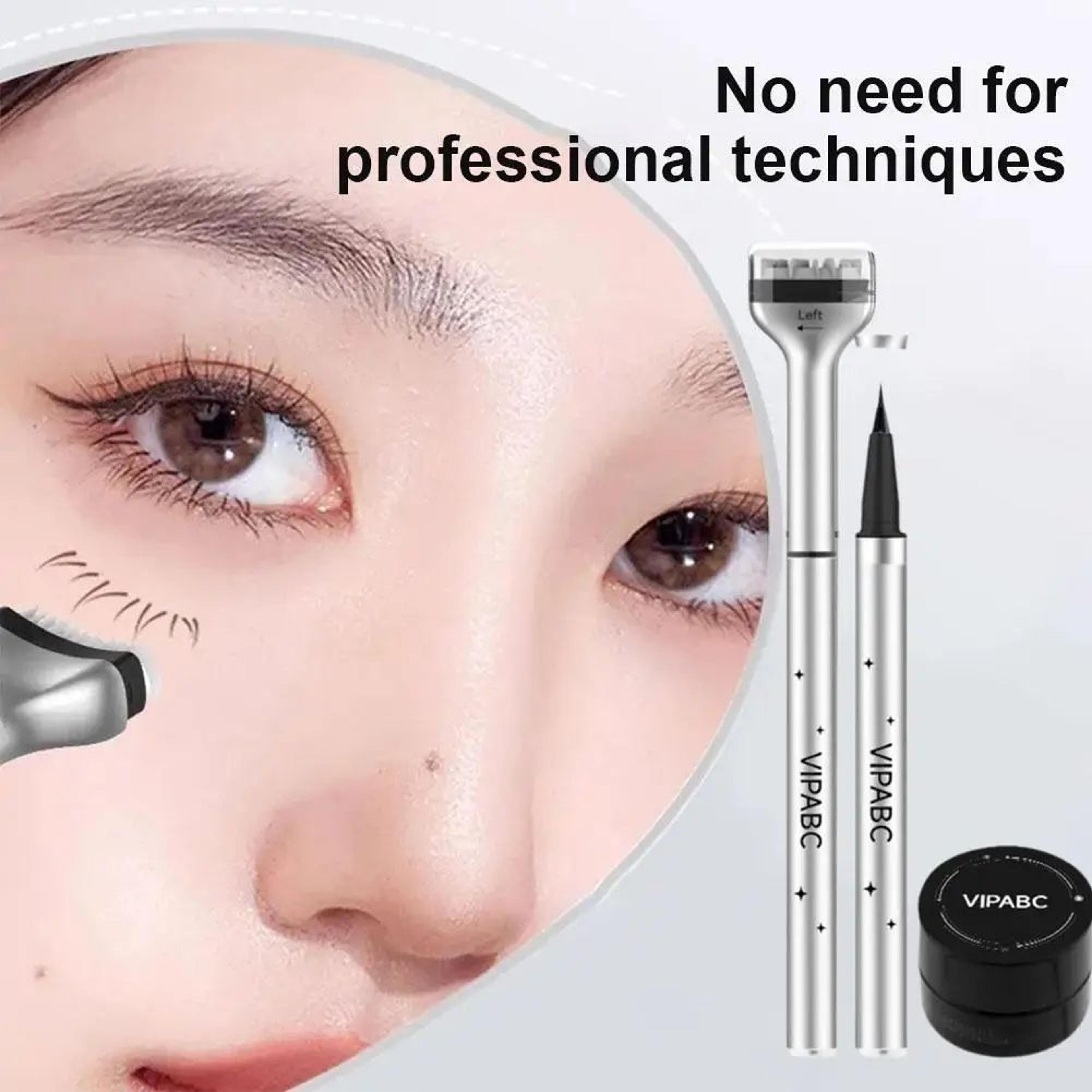 EasyLash Eyelash Stamp Tool  Natural DIY Lower Lash Extension Silicone Applicator Set 1