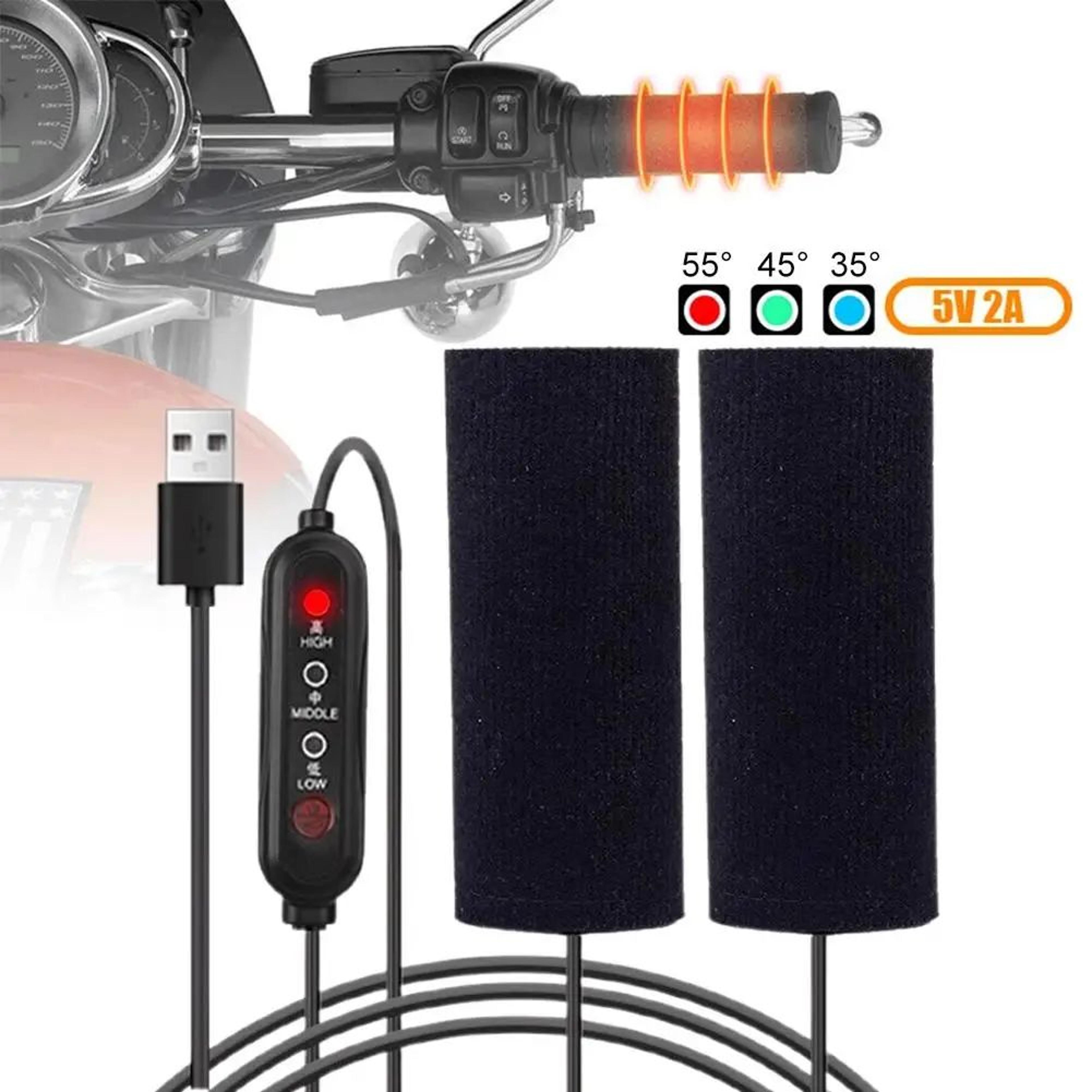 WarmRide Heated Motorcycle Handle Grips  USB Electric Handlebar Warmers For ColdWeather Riding 1