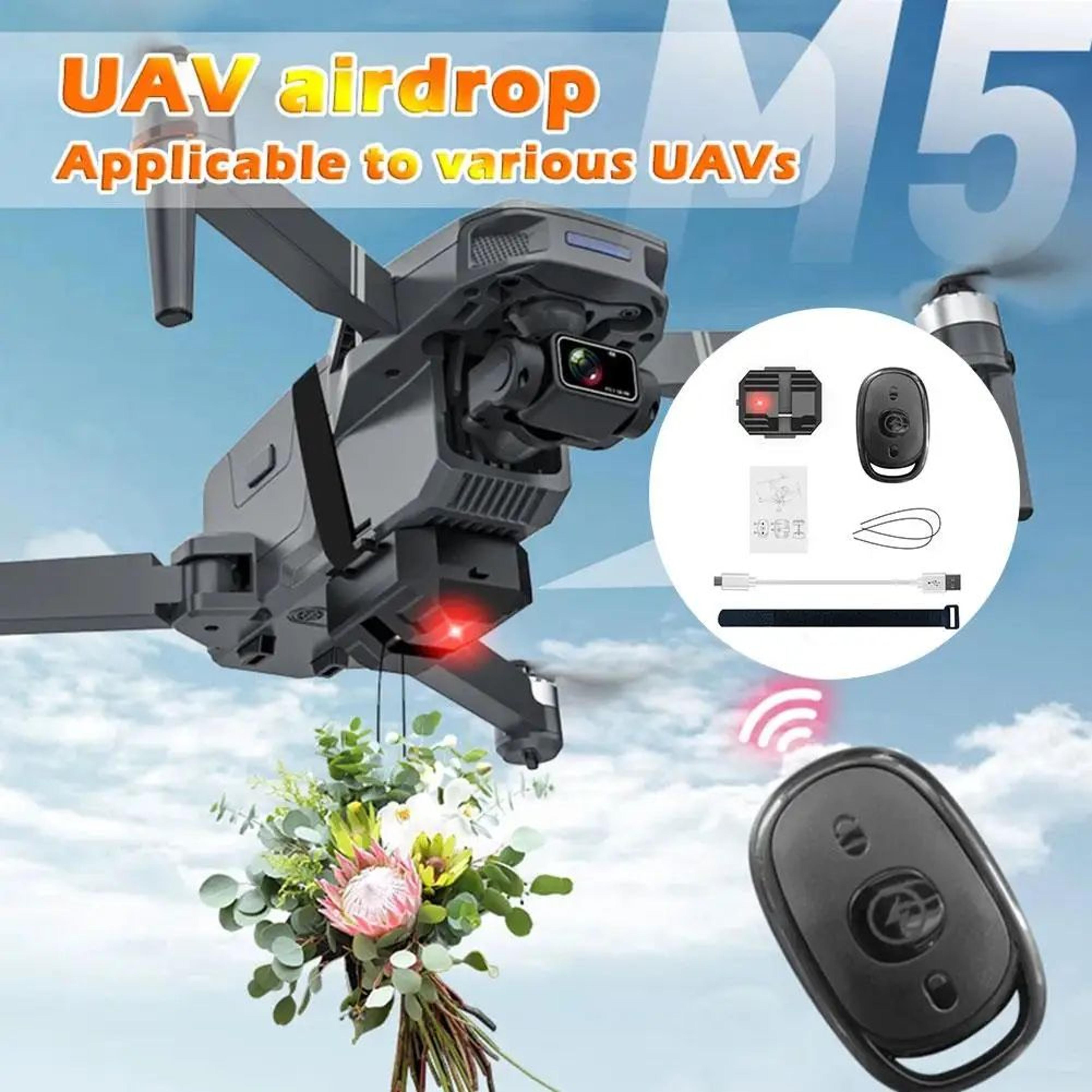 SkyDrop Pro Drone Airdrop System  2in1 Drone Payload Dropper With Strobe Light 1