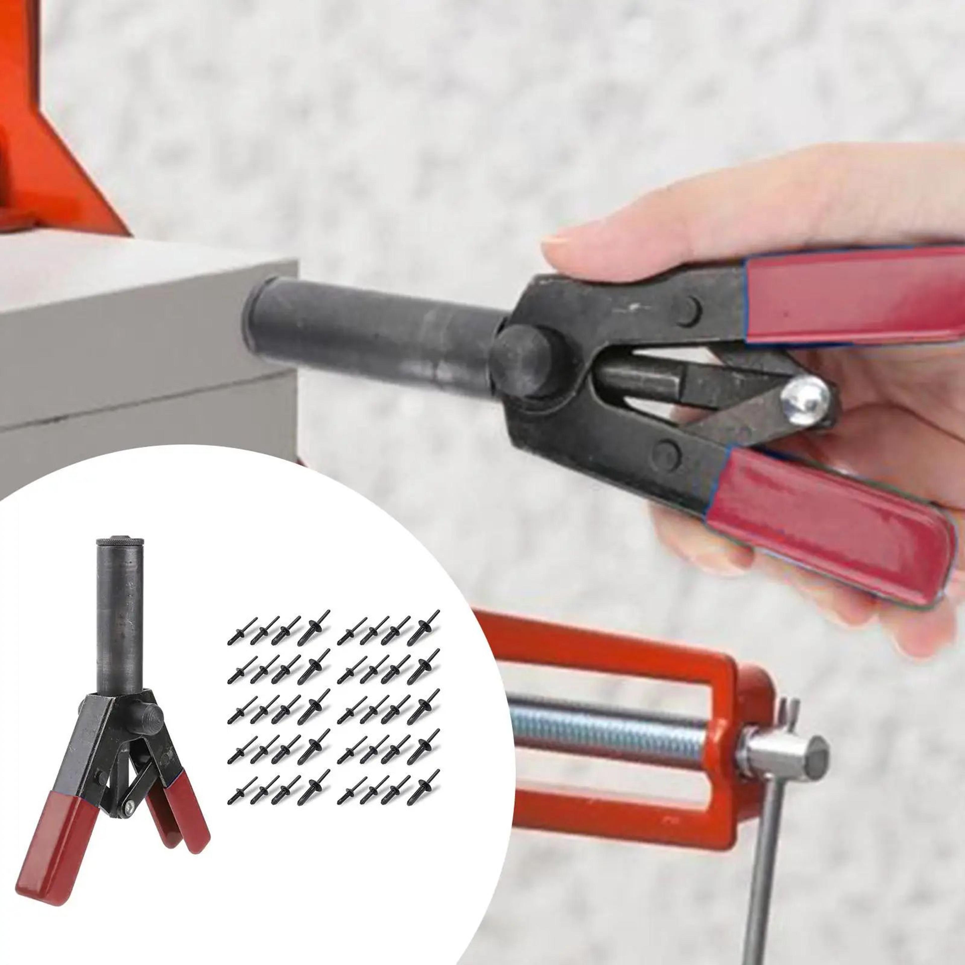SnapFast Plastic Rivet Gun  7Inch Hand Riveter Kit For Door Panels  Automotive Trim 1