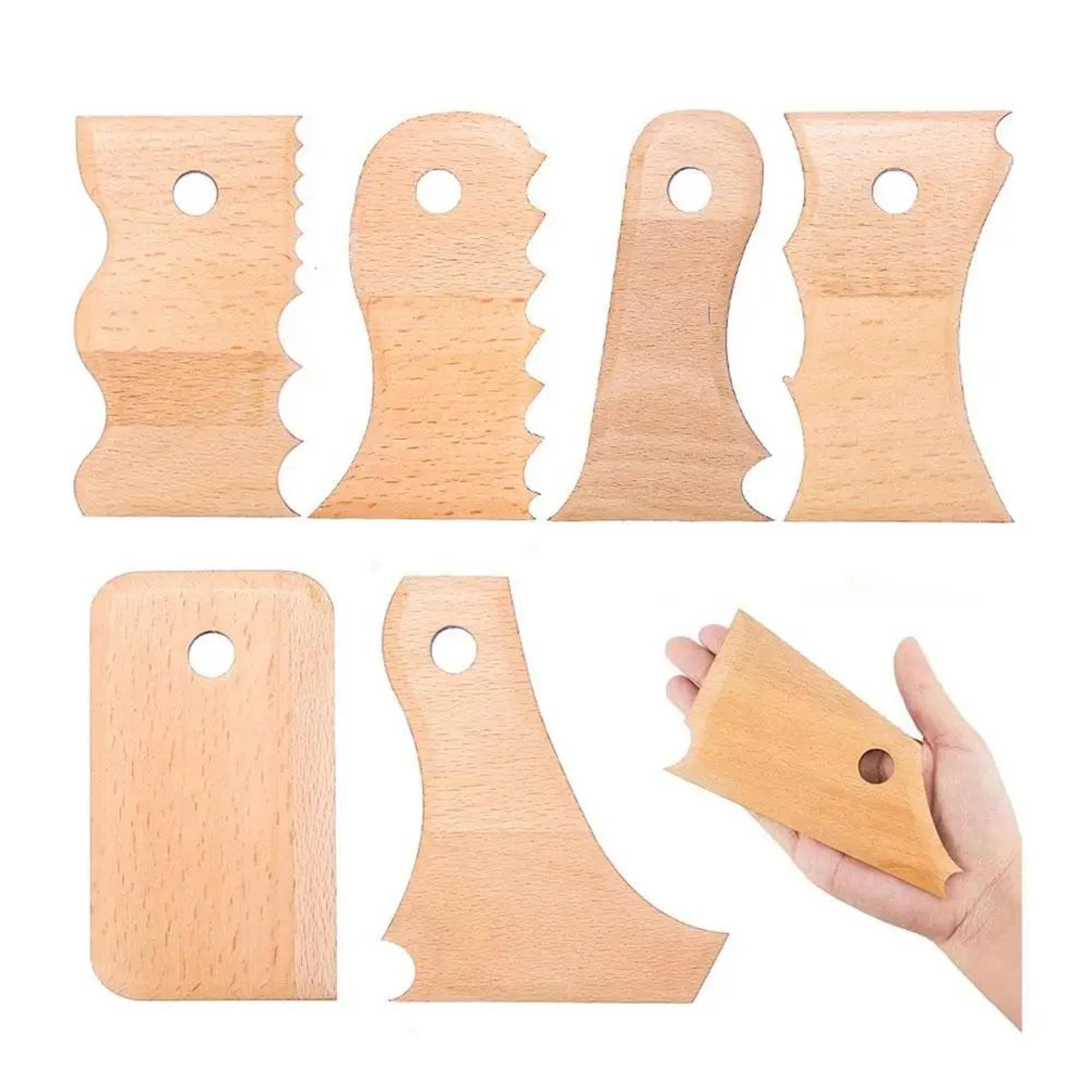 ProForm Pottery Trimming Tools  7Piece Pottery Rib Set For Precise Ceramic Shaping 4