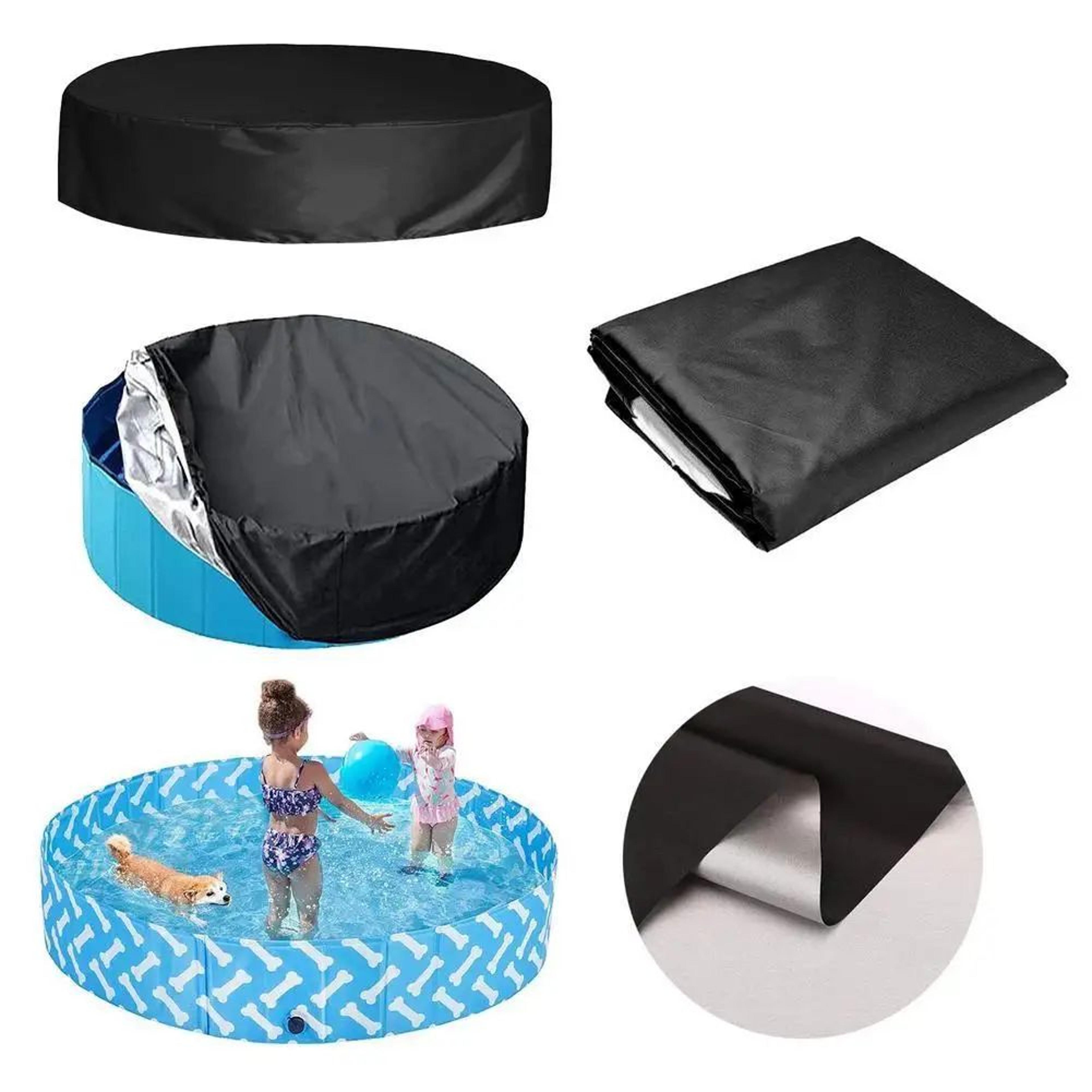 ClearGuard Swimming Pool Cover  Foldable Pool Dust Cover For Rain  Debris Protection 2