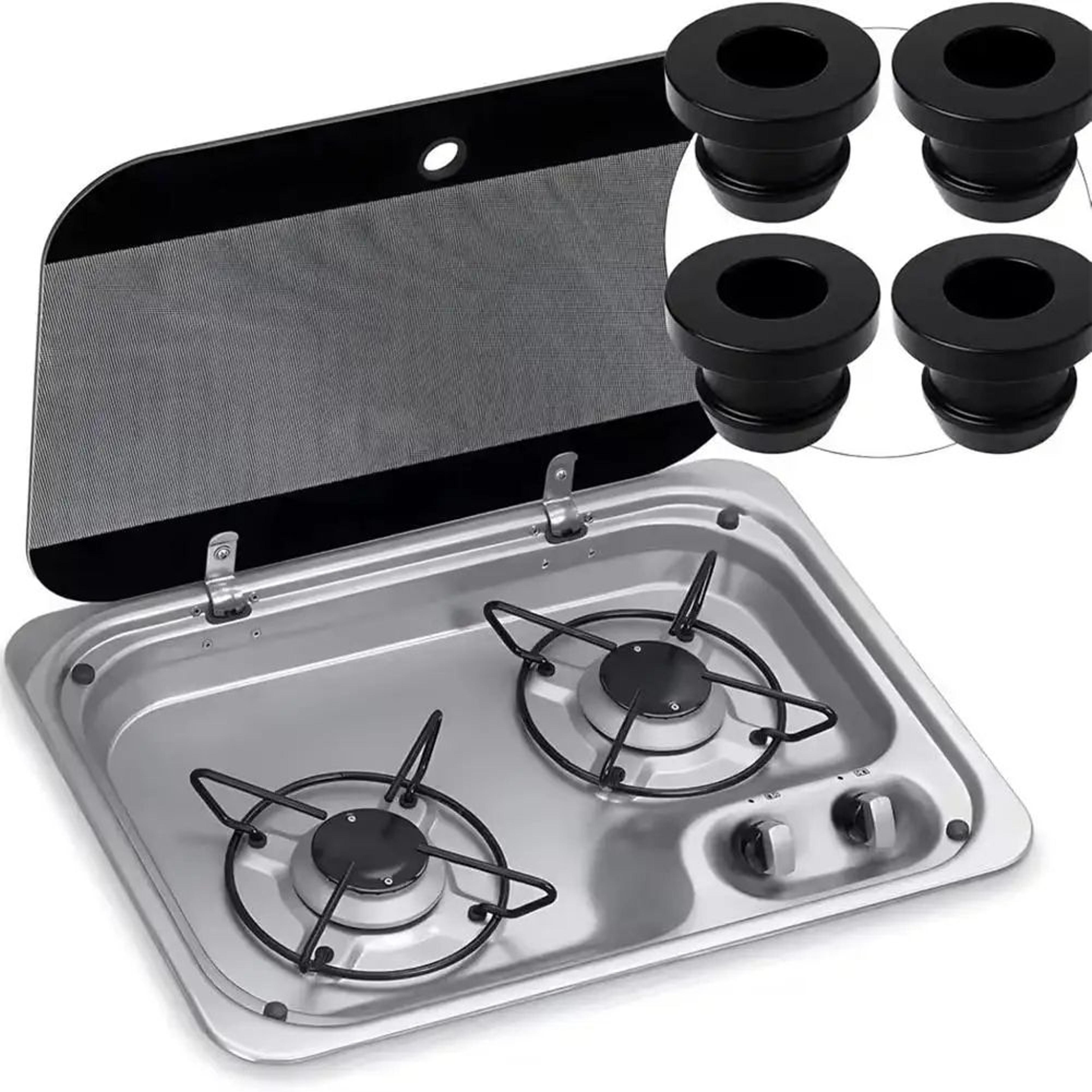 DuraFit RV Stove Grommet Set  Dometic Hob Support Grommet Sleeves For Caravan  Camper 4