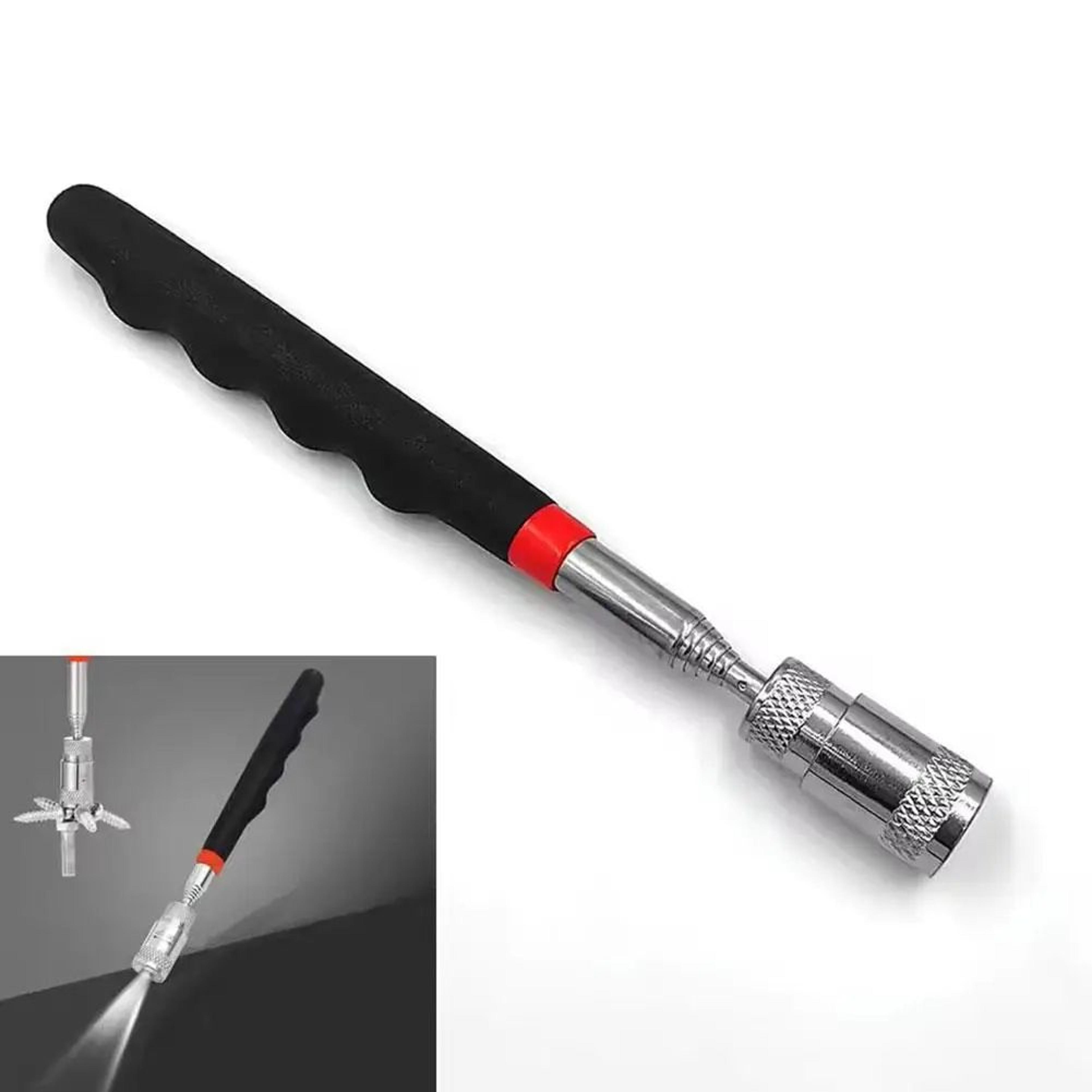 FlexReach Magnetic Telescopic Pickup Tool  Extendable Magnet Inspection Mirror  Flashlight Kit 1