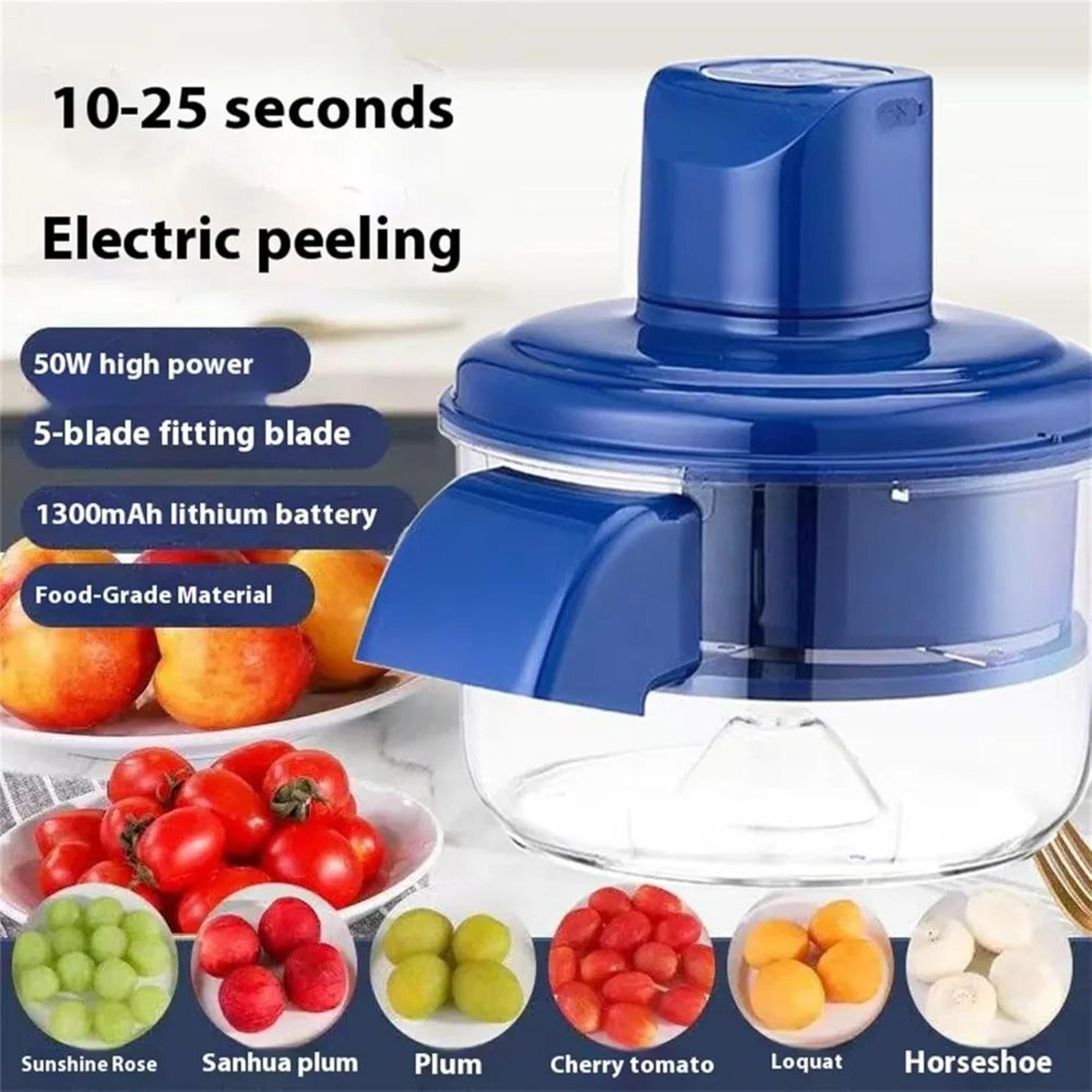 PeelSmart Rechargeable Electric Fruit Peeler  USB Mini Vegetable  Garlic Peeling Tool 2