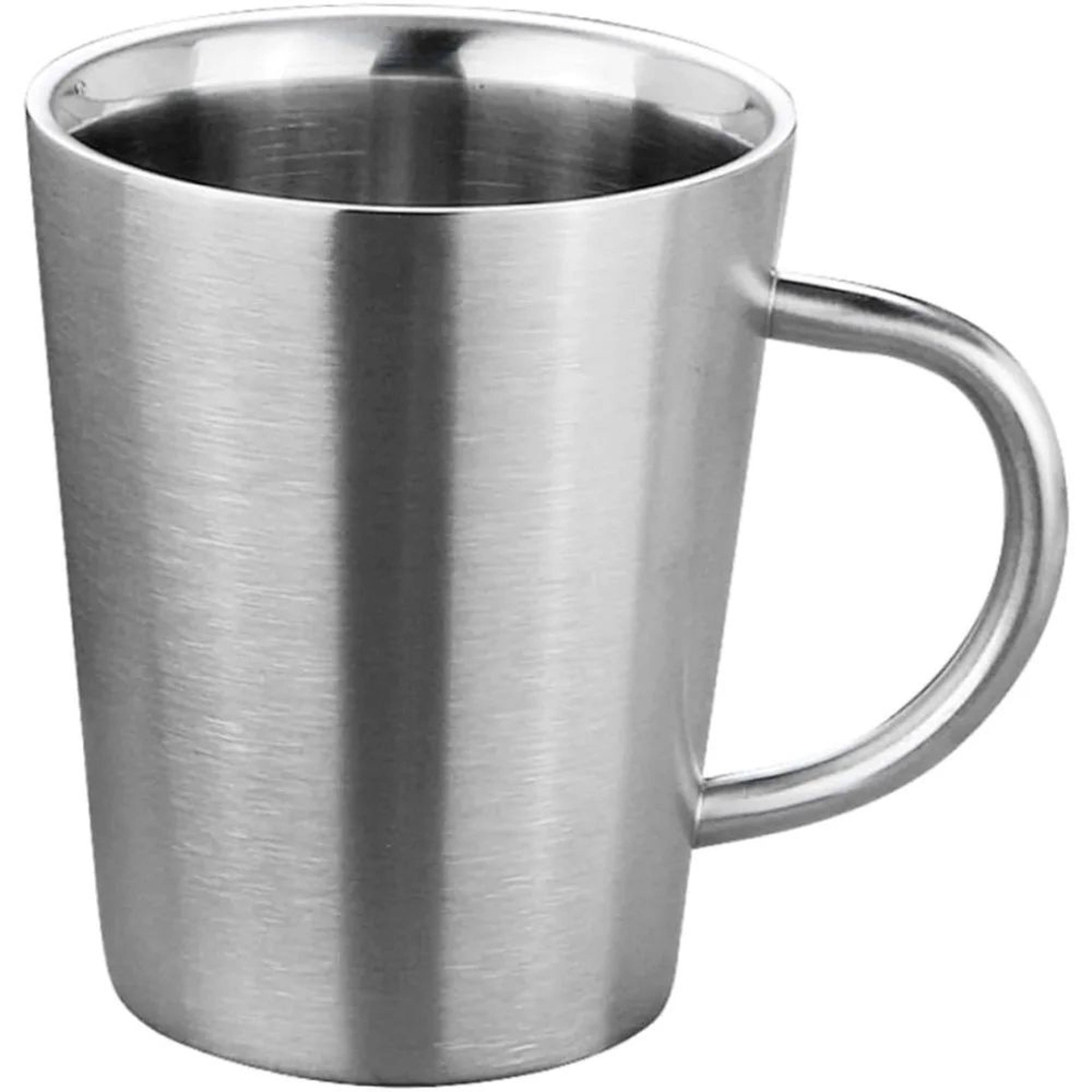 thermosip 300ml double-wall stainless steel mug - insulated coffee & beer cup