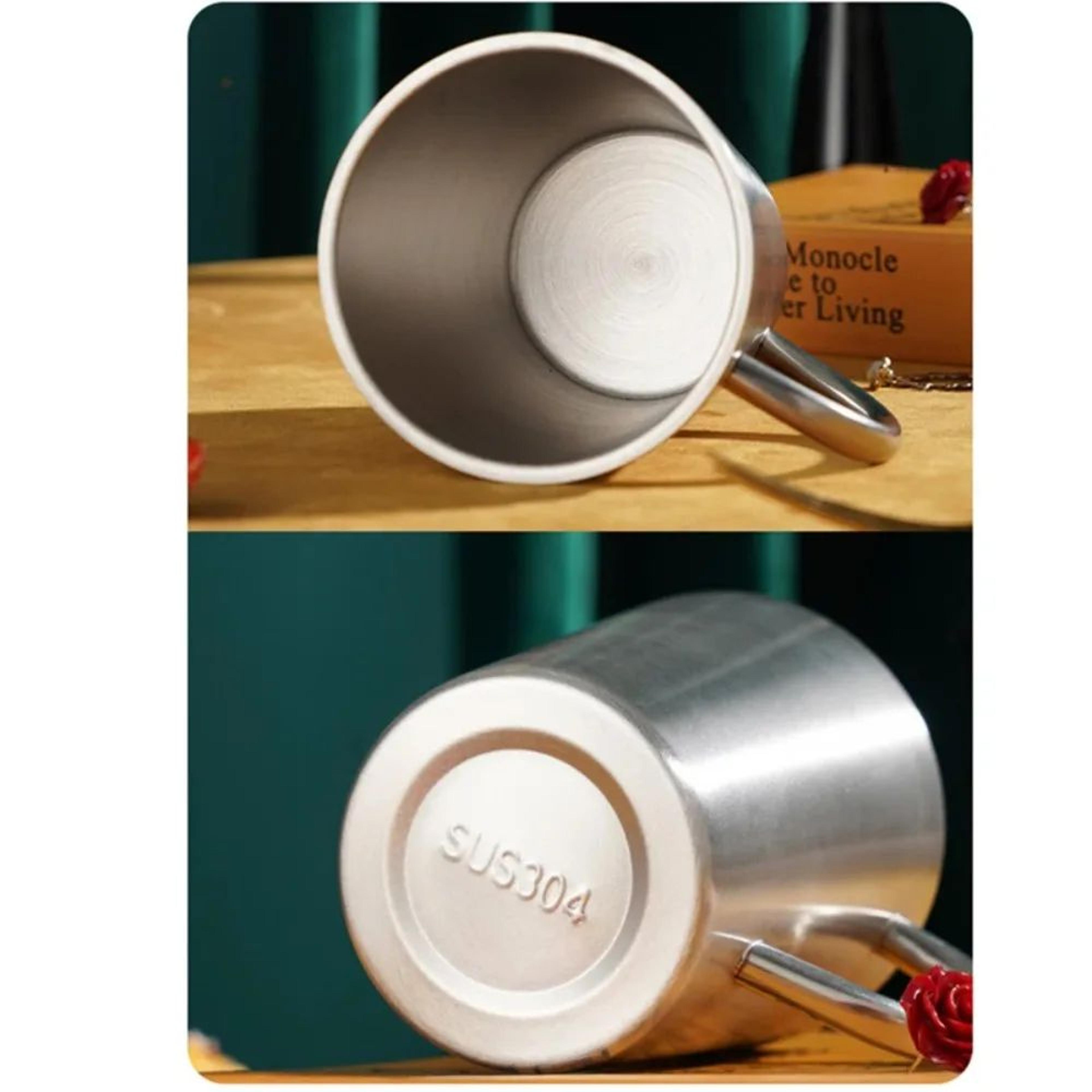 ThermoSip 300ml DoubleWall Stainless Steel Mug  Insulated Coffee  Beer Cup 5