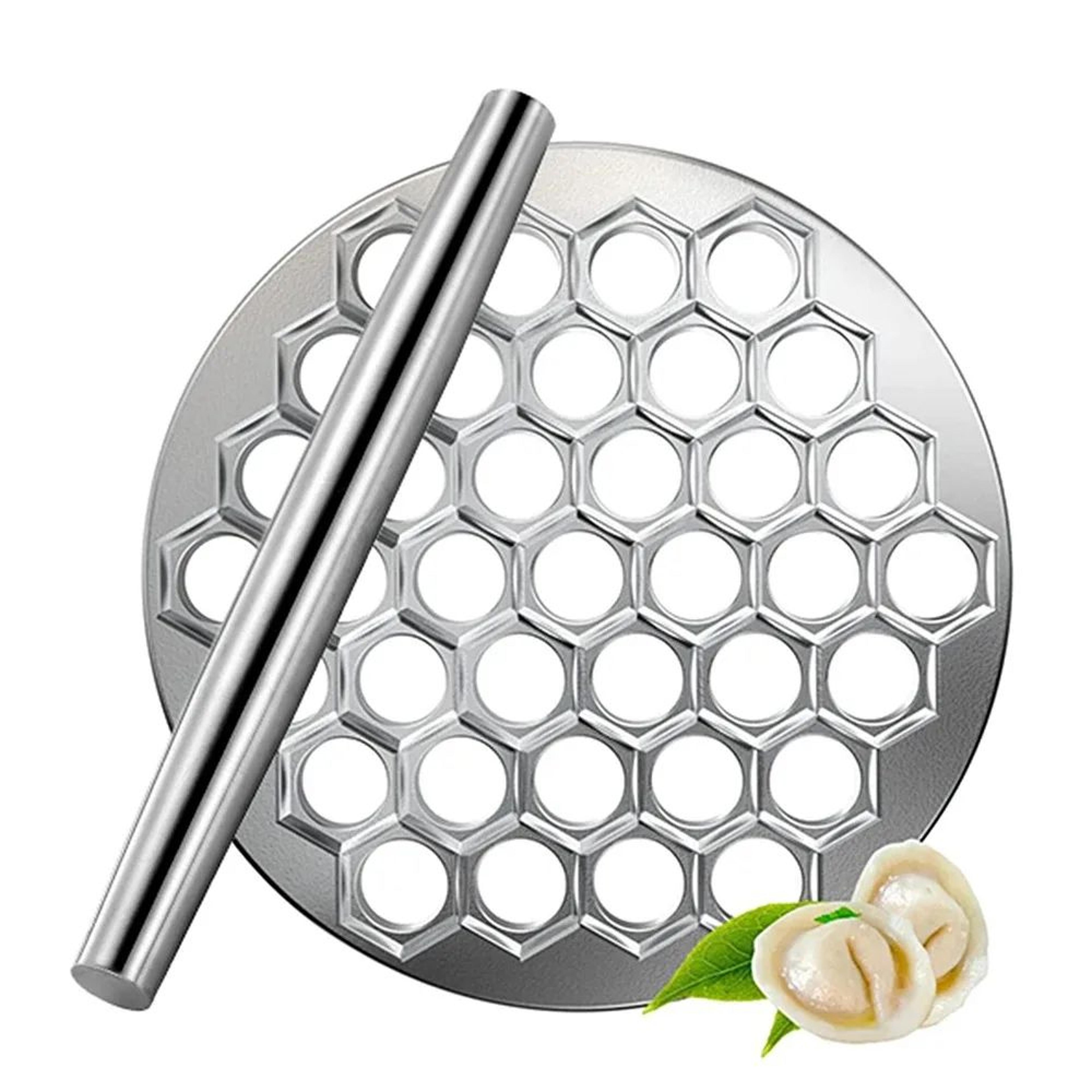 37Hole Russian Ravioli Maker  Aluminum Alloy Pelmeni Dumplings Mold For Fast Uniform Results 0
