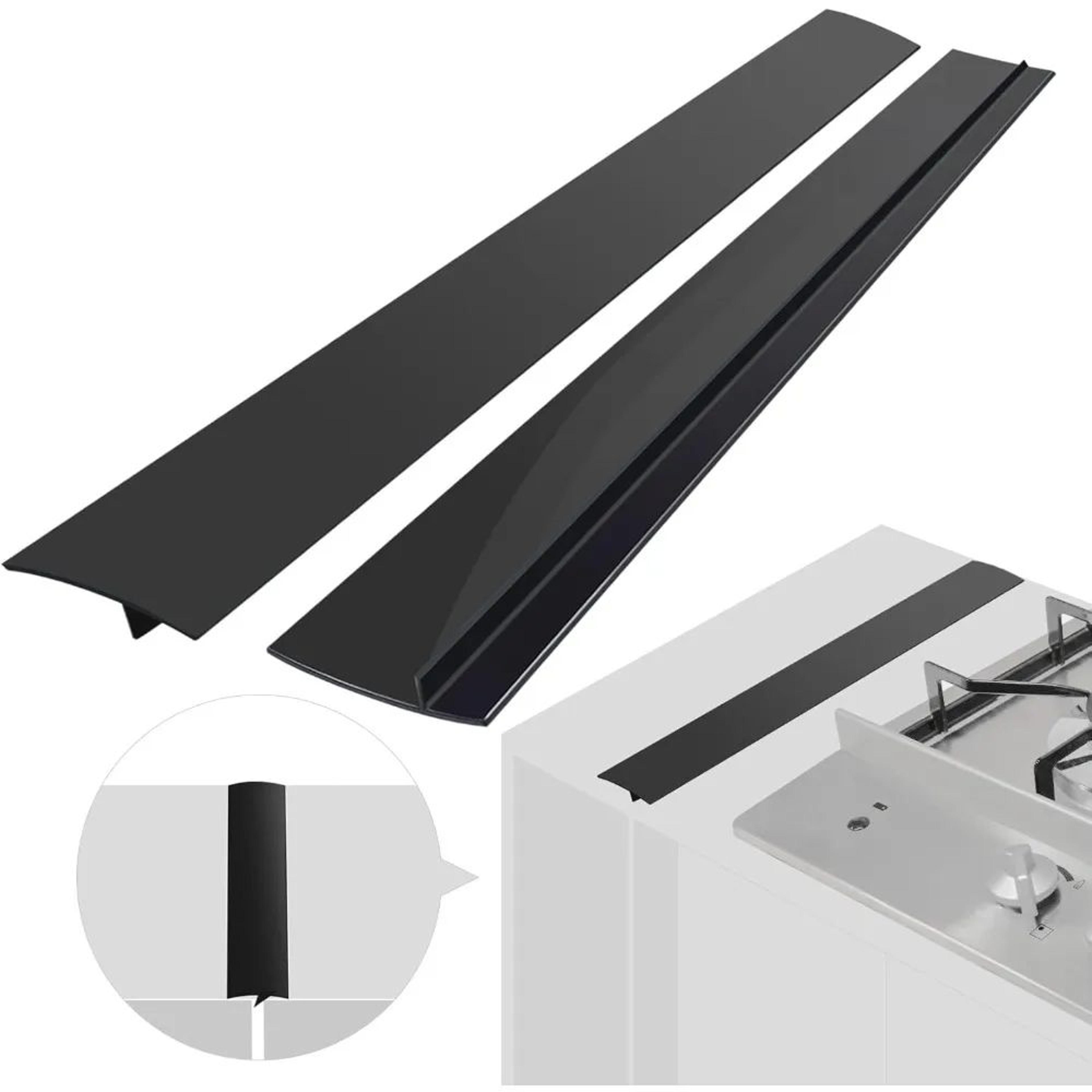 2Pack Silicone Stovetop Gap Covers  HeatResistant Stove Gap Protectors For Cleaner Kitchens 0