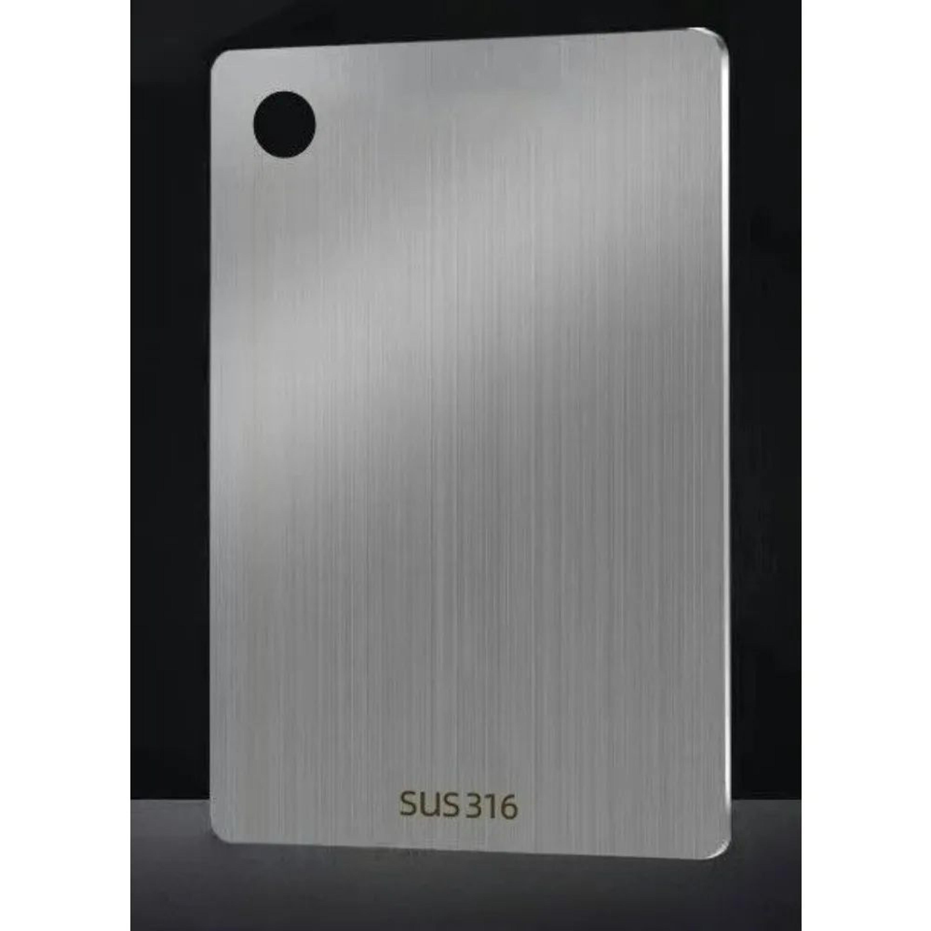 Titanium  SUS316 Stainless Steel Cutting Board  DoubleSided Food Grade Kitchen Board 5