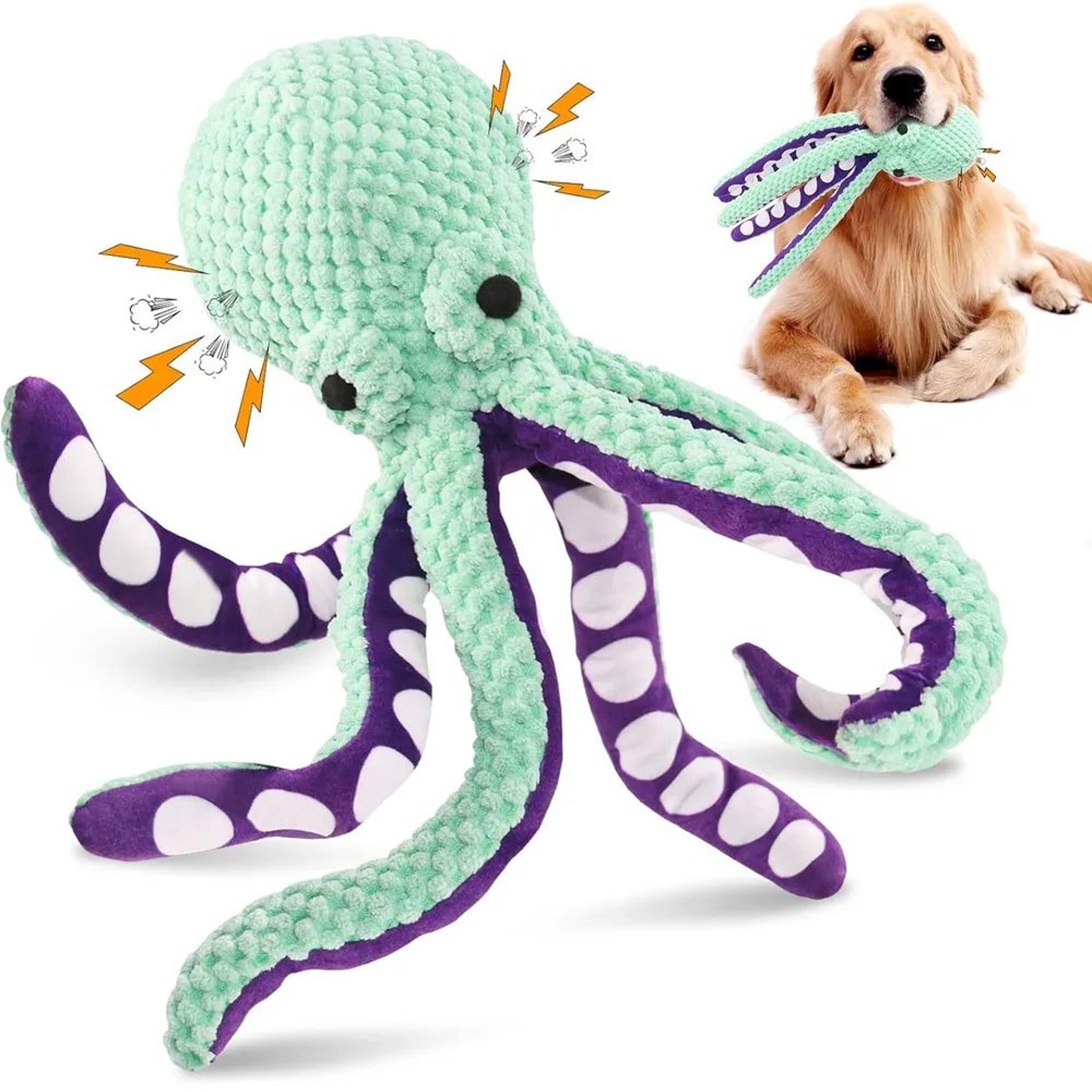 Squeaky Plush Dog Chew Toy  Soft Durable Interactive Toy For Small To Large Dogs 0