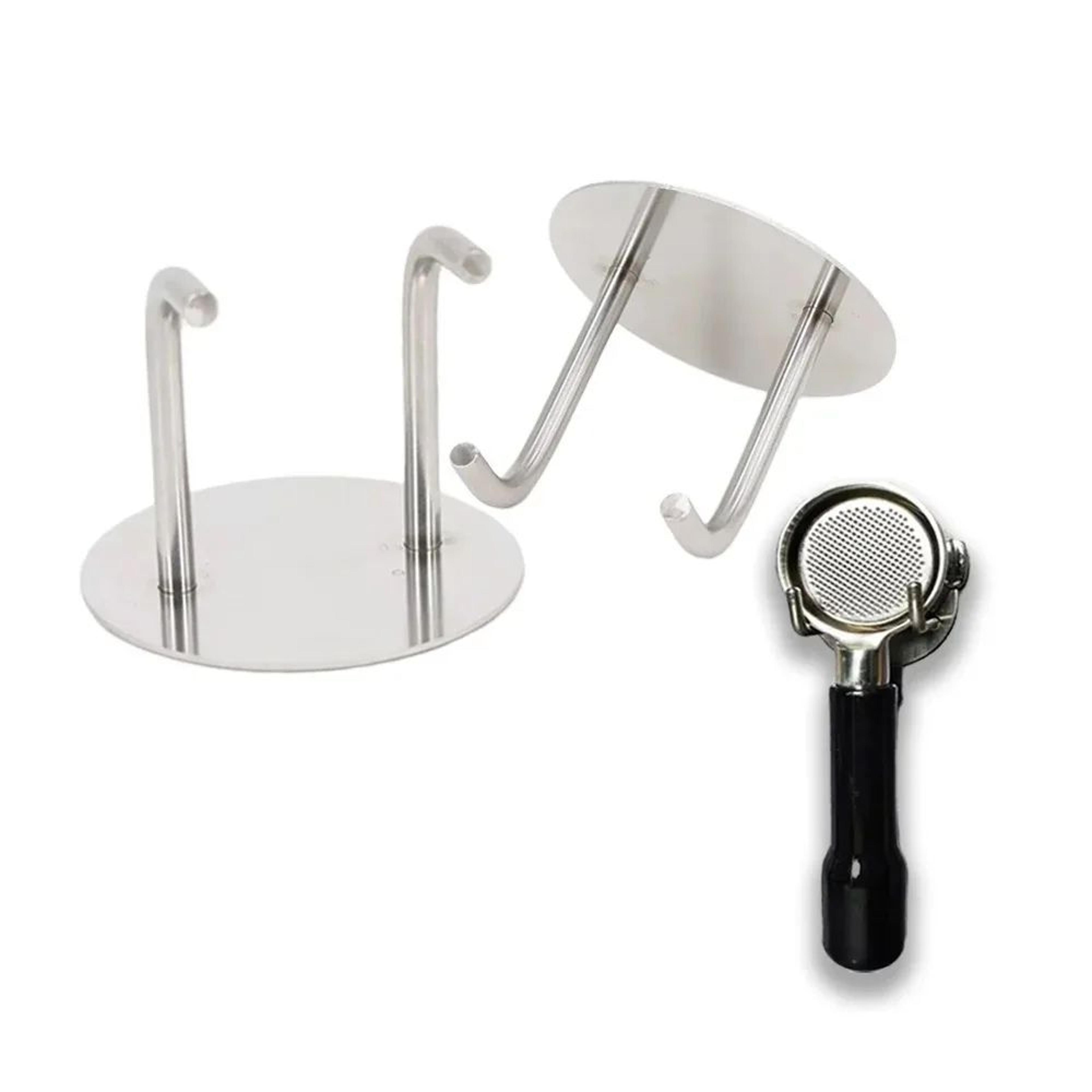 SelfAdhesive Bottomless Portafilter Wall Rack  Coffee Portafilter Holder For 5158mm Espresso Tools 0