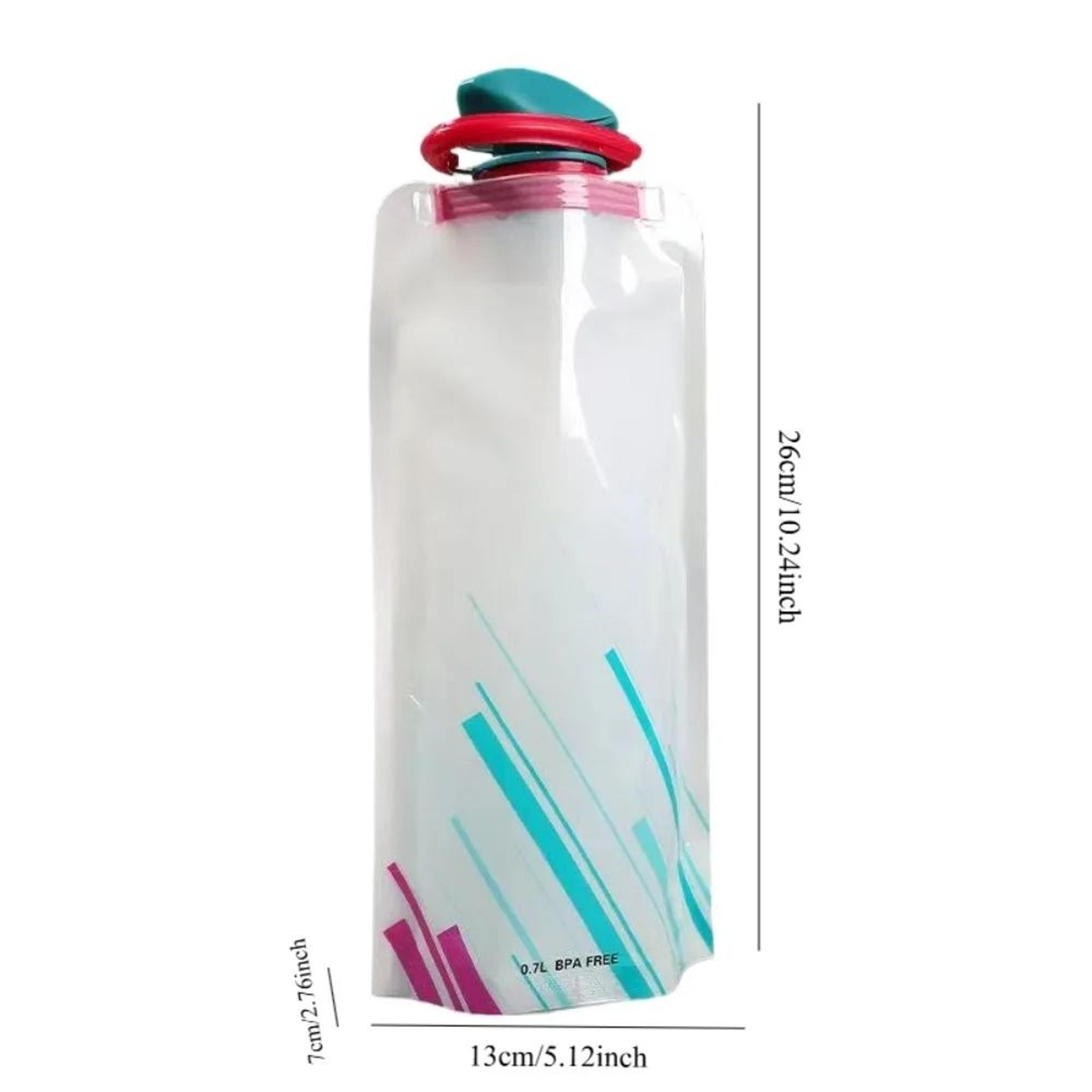 23oz Collapsible Water Bottle  BPAFree Reusable Hydration Bottle For Travel Hiking  Camping 1