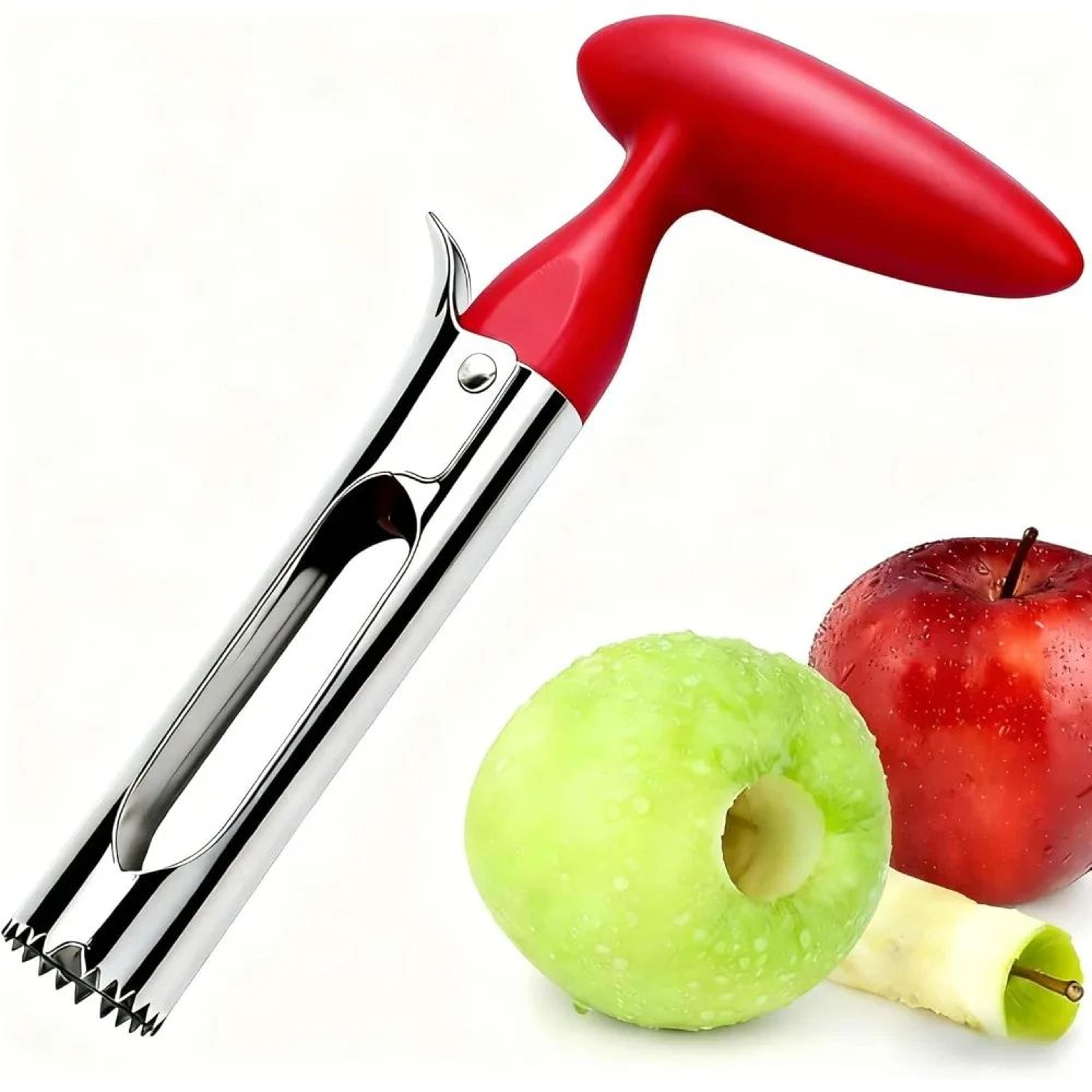 Stainless Steel Apple Corer Tool  EasyGrip Fruit Corer For Fast Clean Apple Prep 0