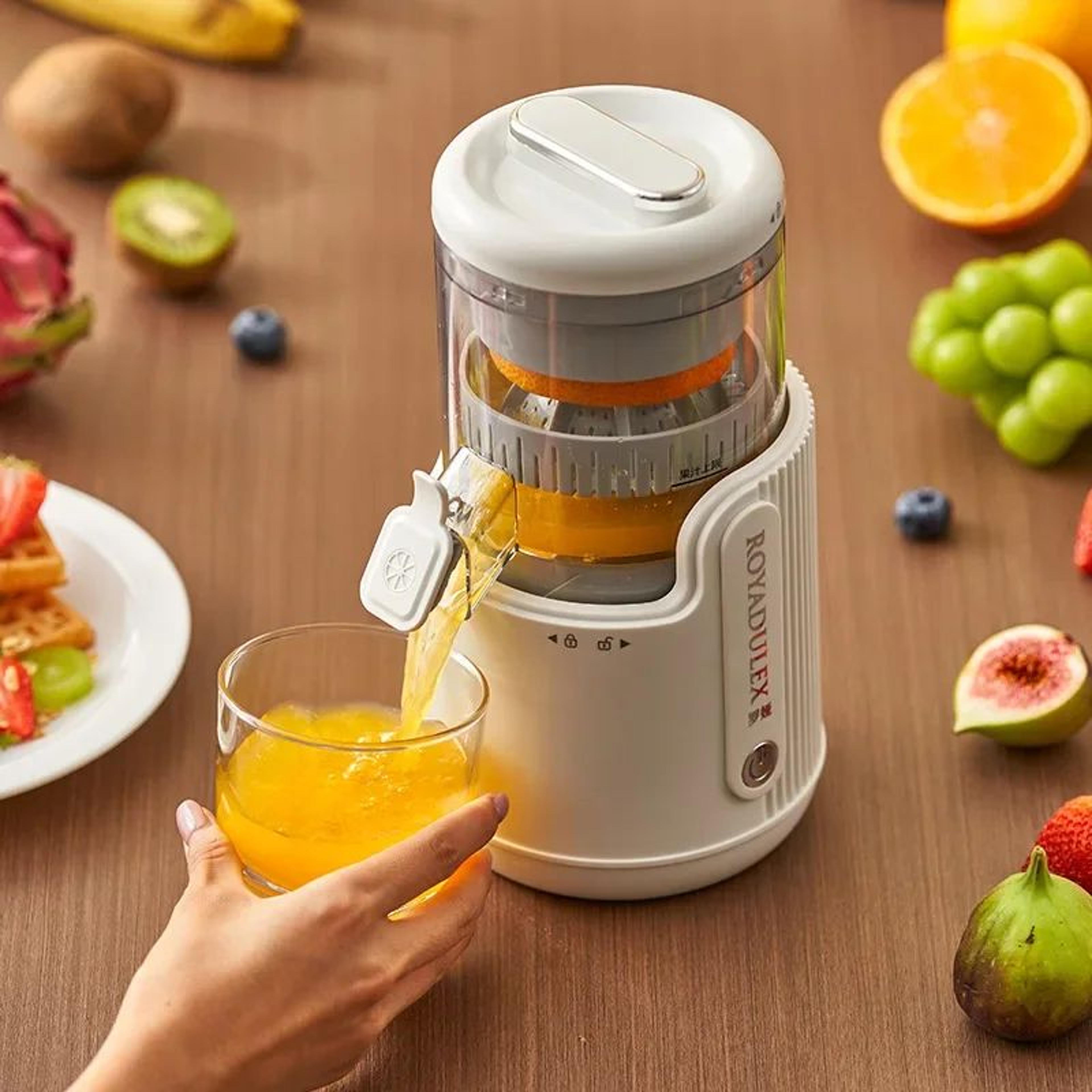 LargeDiameter Orange Juicer With Pulp Separator  Manual Citrus  Fruit Juicing Machine 0