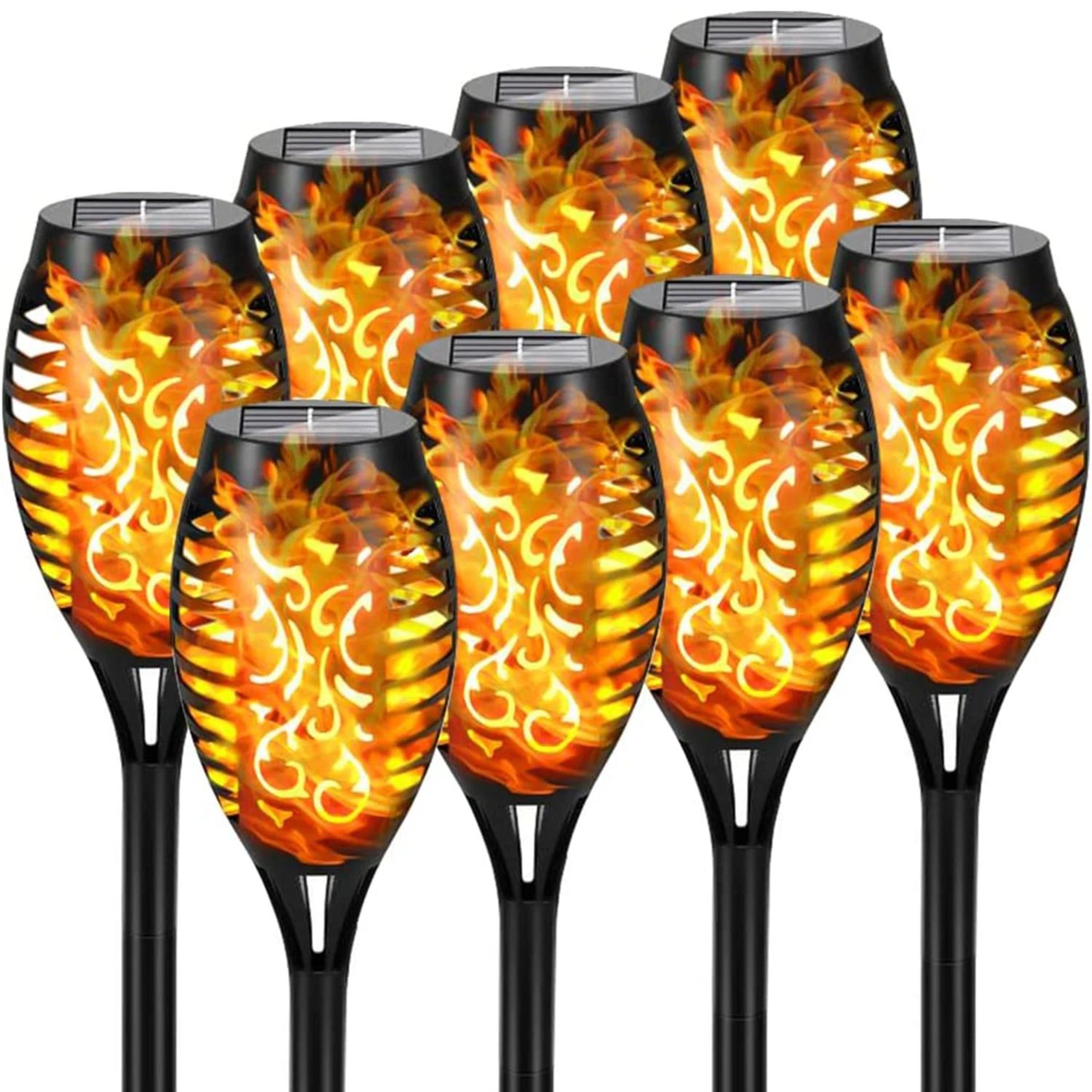 Solar Flame Torch Lights Outdoor  Solar Flame Lights With Waterproof LED Flicker For Garden  Yard 7