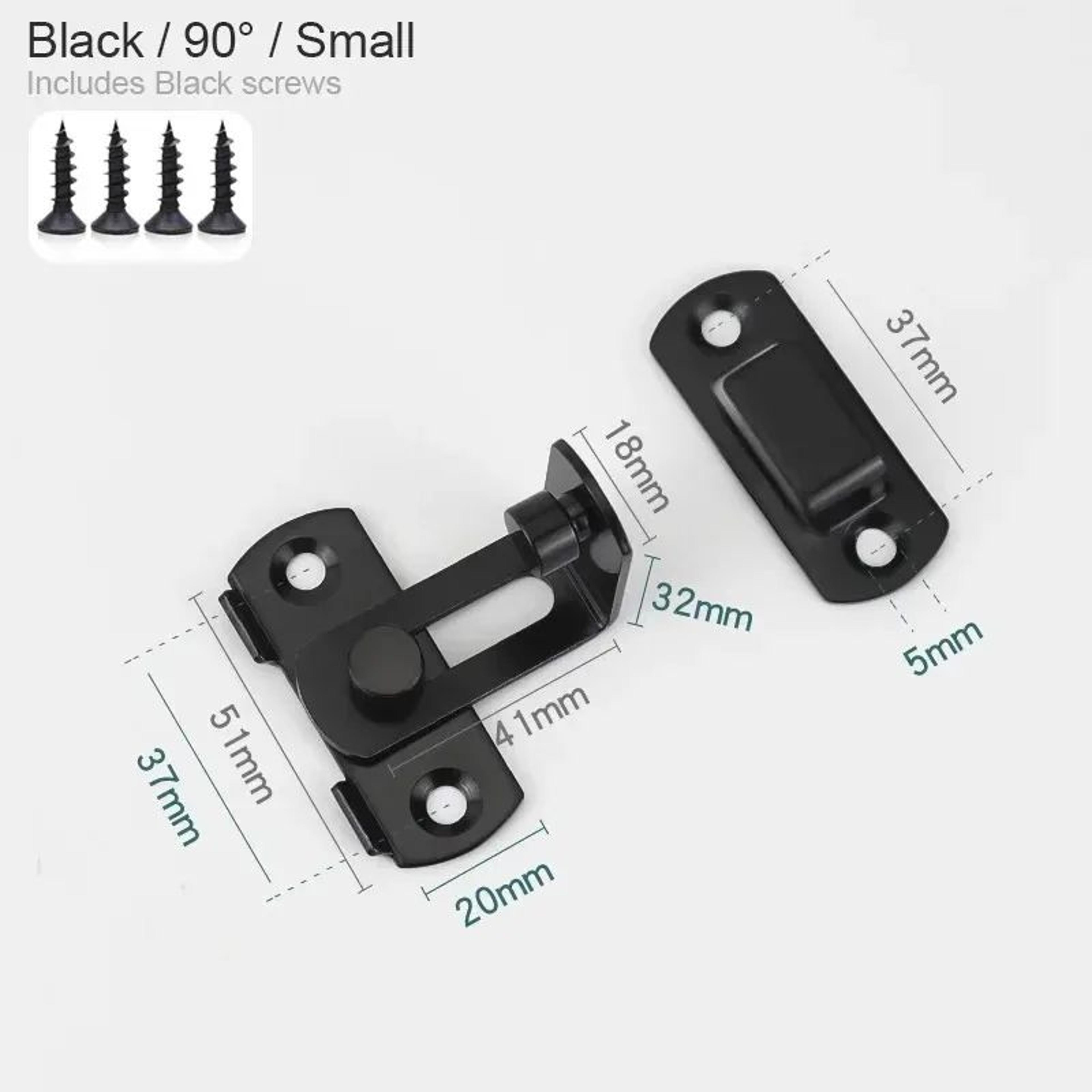 Stainless Steel Barn Door Lock  Sliding Door Latch With 0180 Flip For Bathrooms Garages  Pet Doors 7