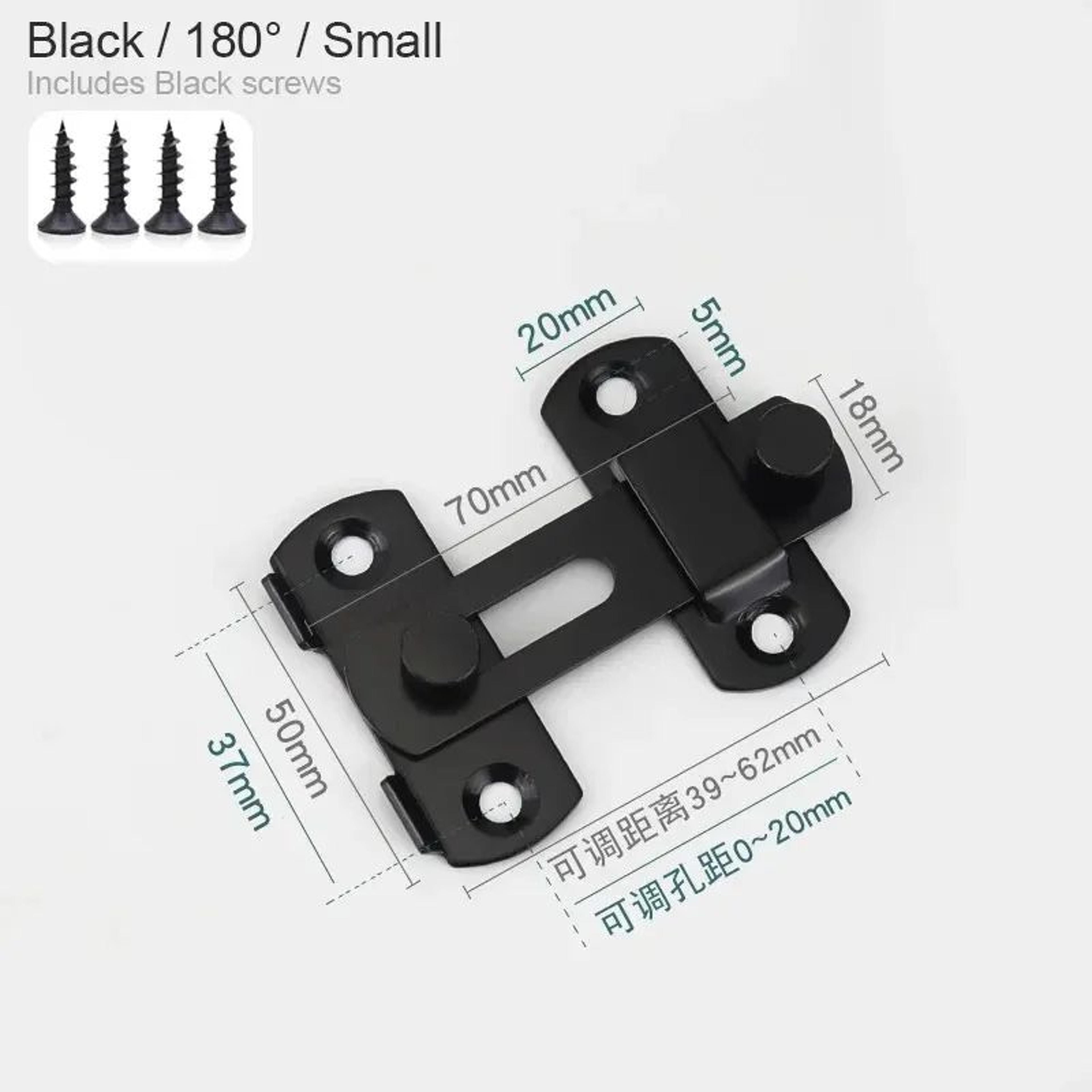 Stainless Steel Barn Door Lock  Sliding Door Latch With 0180 Flip For Bathrooms Garages  Pet Doors 9