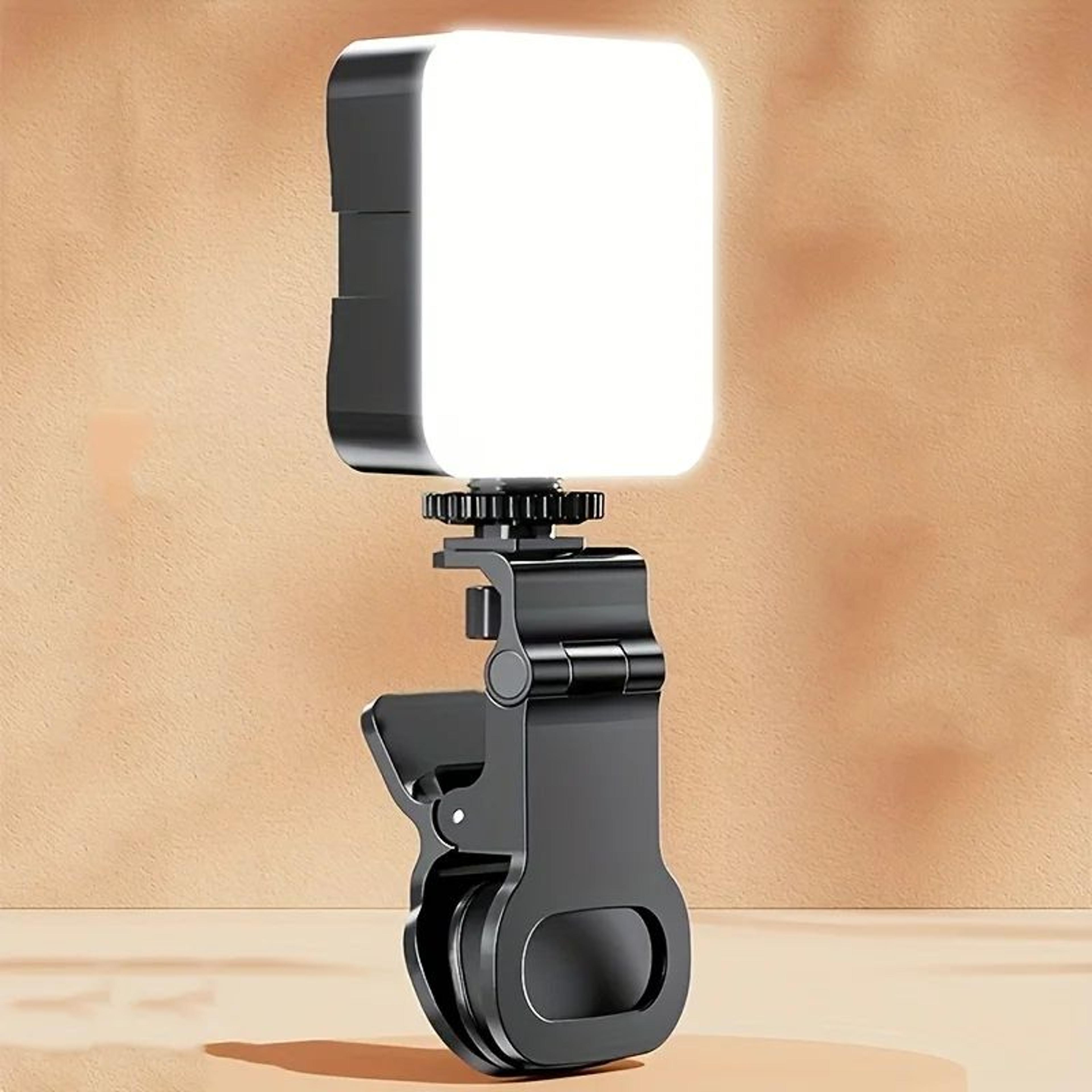 MultiPurpose ClipOn Fill Light  Portable Phone Fill Light With 10 Brightness Modes  USB Recharge 6