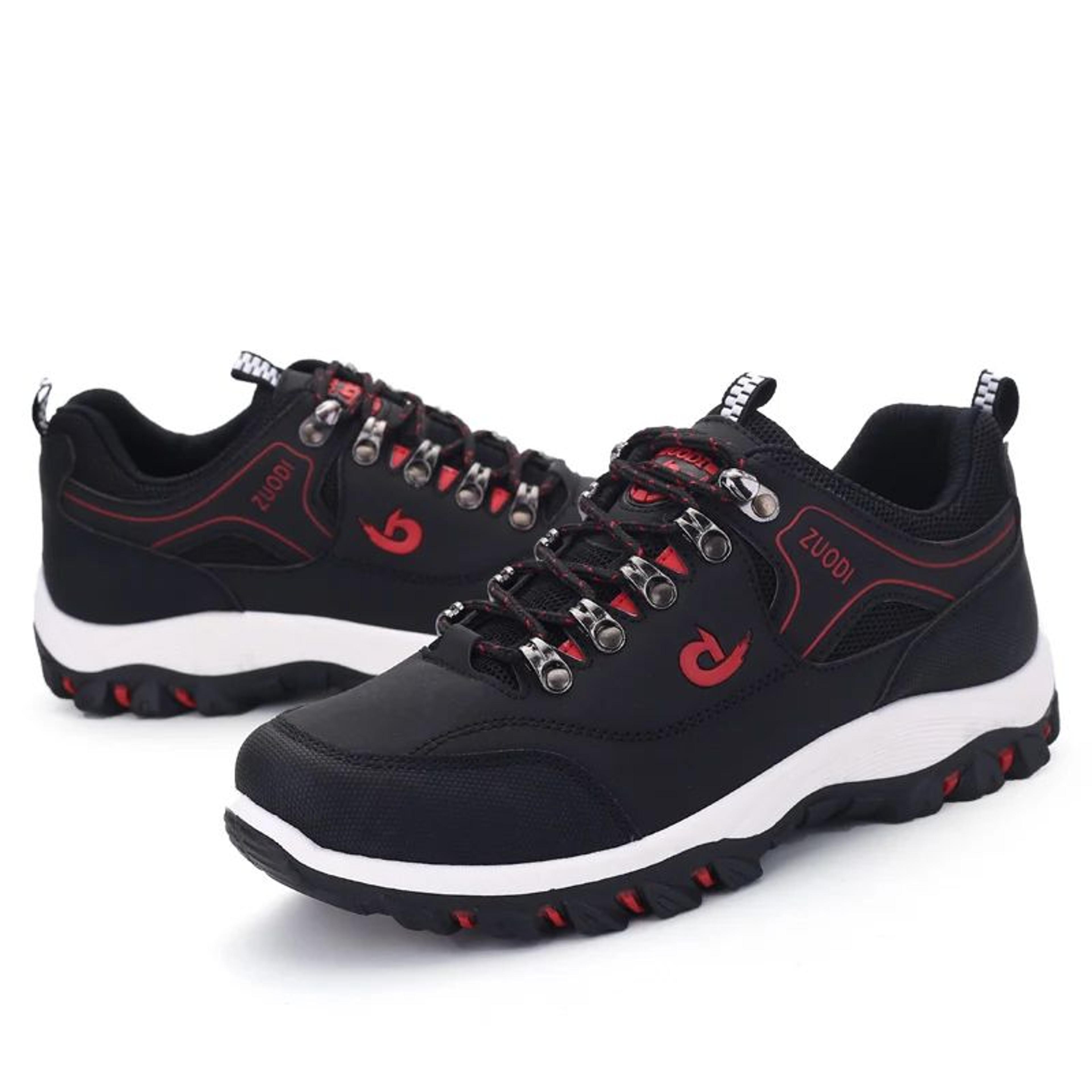 Men Leather Casual Sneakers  Men Casual Shoes Lightweight Walking Sneakers For Everyday Wear 2