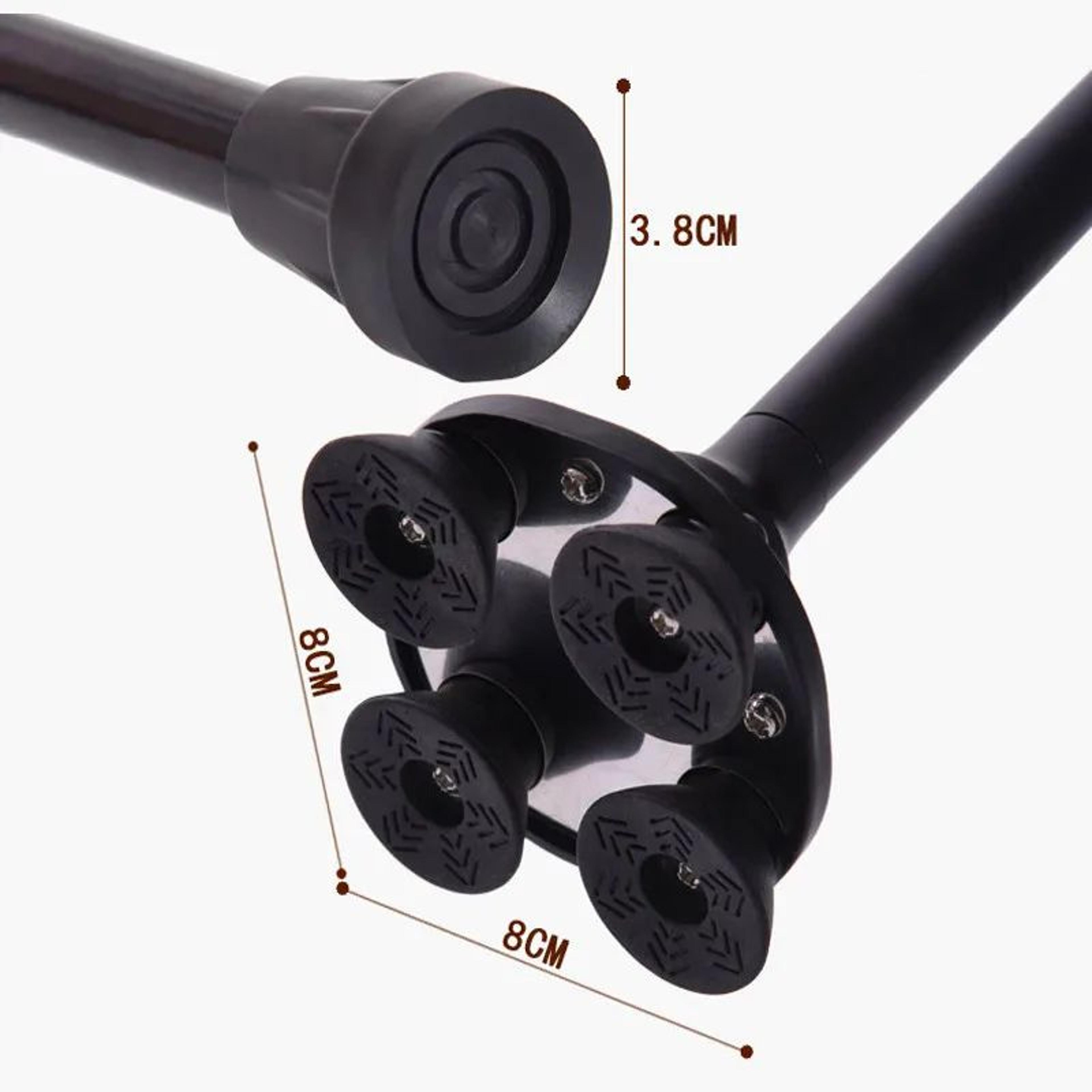 Adjustable NonSlip Walking Cane With LED Light  Lightweight Aluminum Support Stick For Seniors 3
