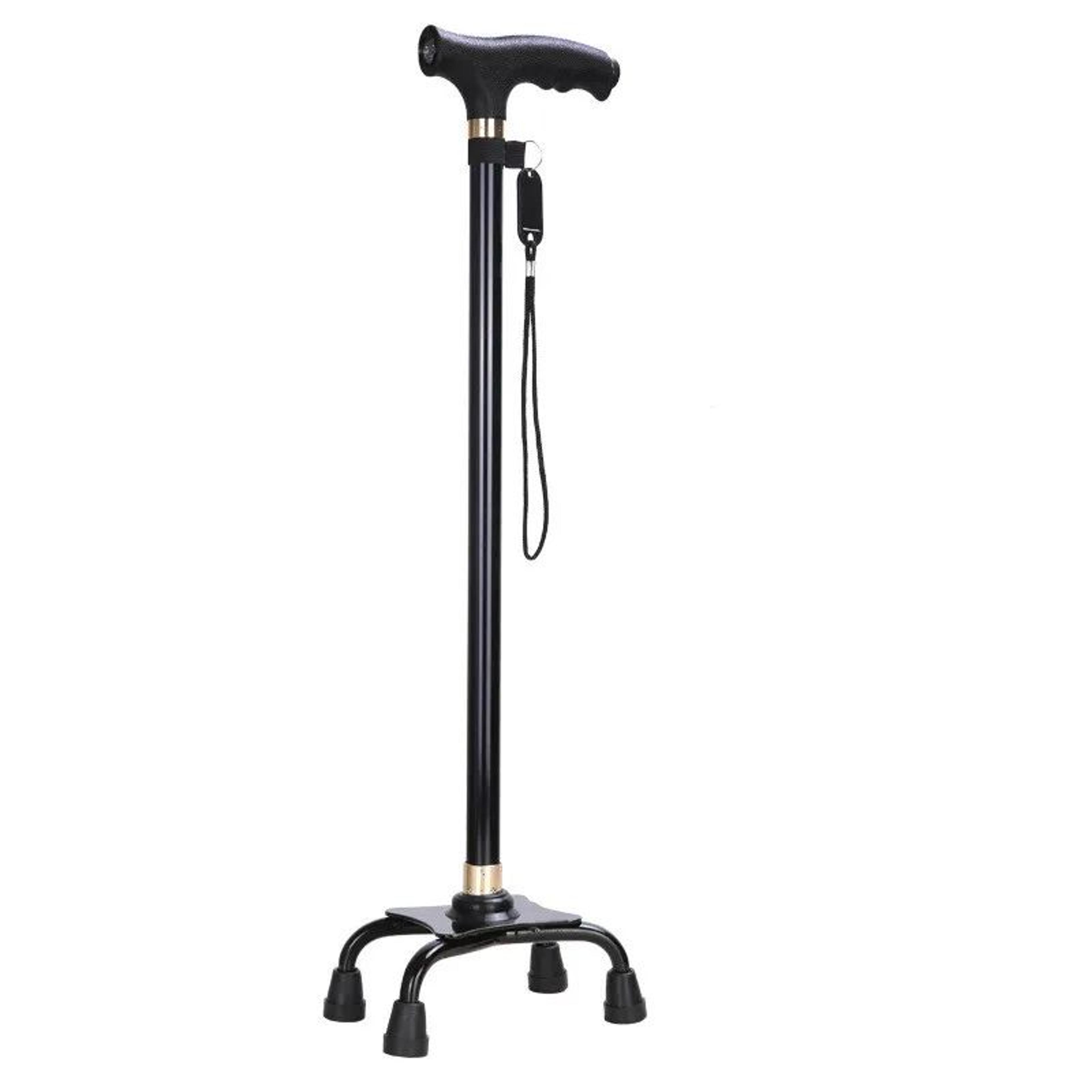 Adjustable NonSlip Walking Cane With LED Light  Lightweight Aluminum Support Stick For Seniors 8