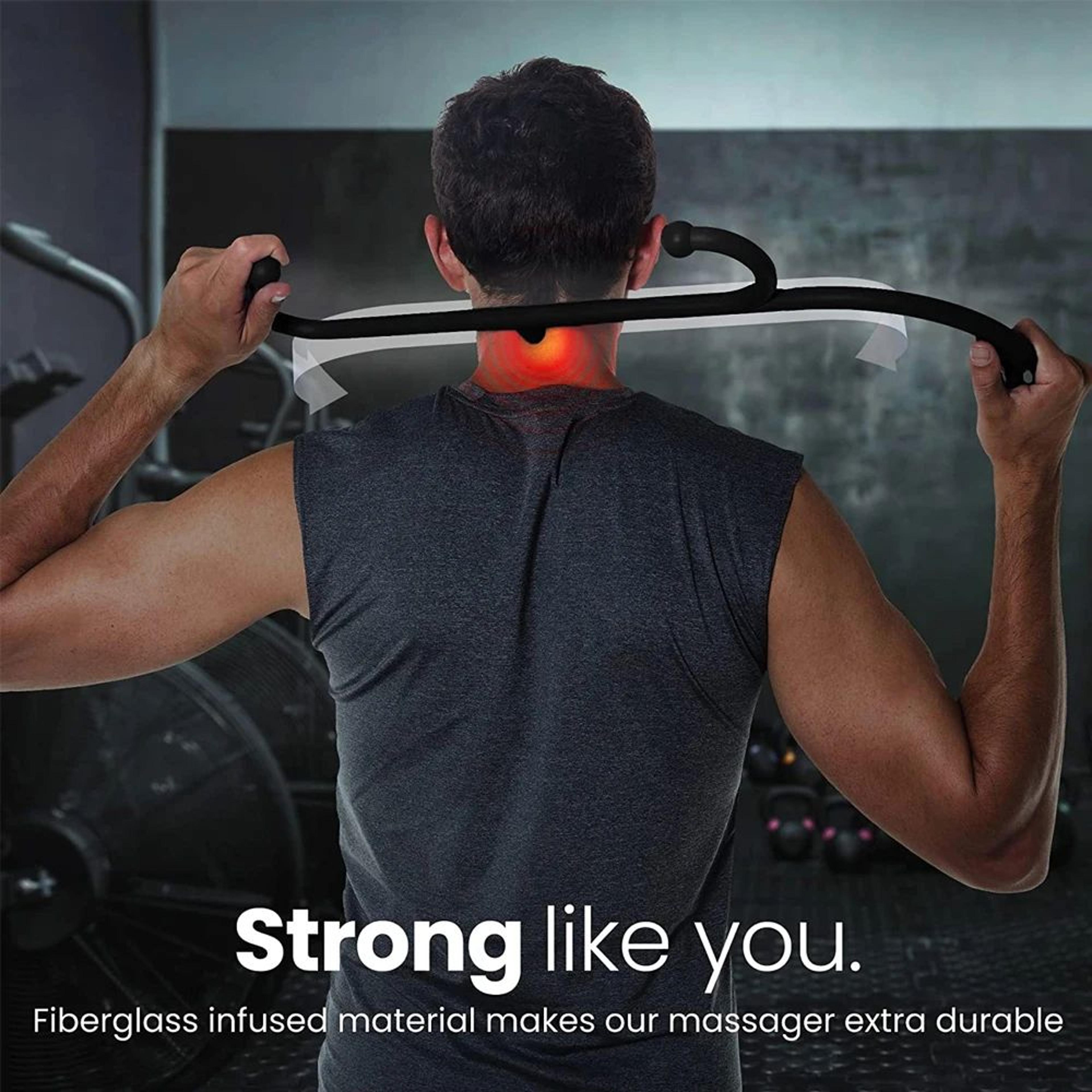 Trigger Point Massage Cane  Neck And Back Massager With MultiPoint Self Massage Design 1