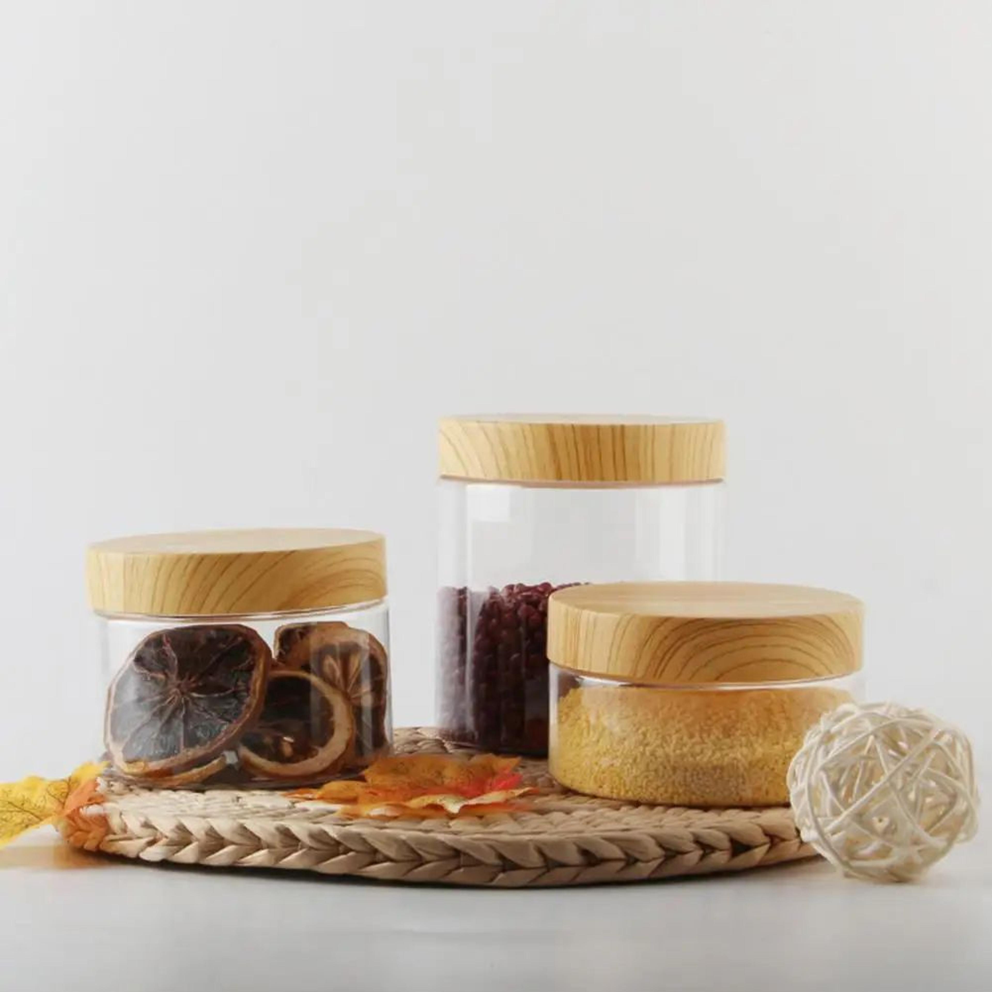 Airtight Clear Storage Jar  MoistureProof Kitchen Storage Jar For Spices Grains  Pantry Organizatio 3