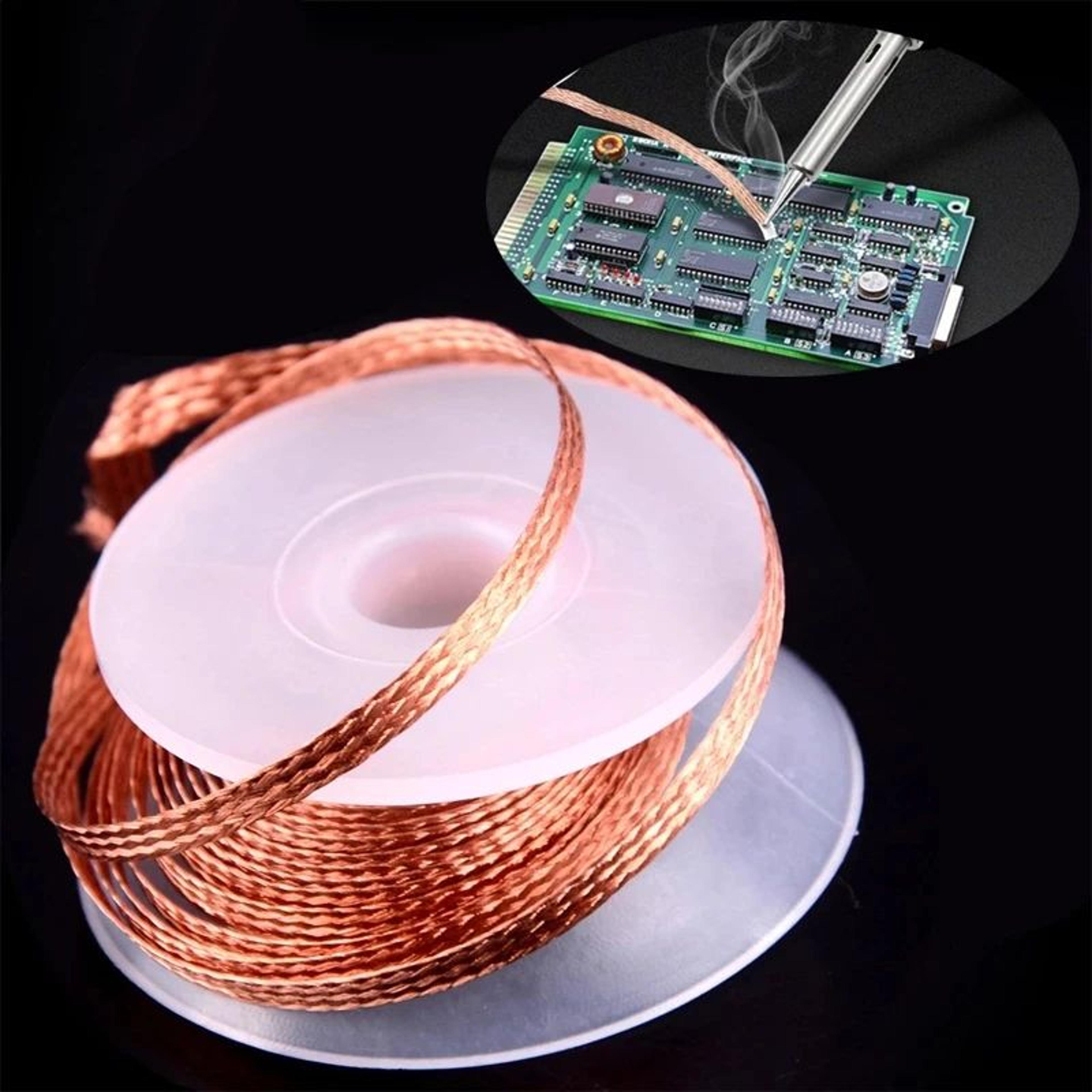 Precision Desoldering Wick Wire  Fluxed Desoldering Braid For Clean PCB  BGA Repairs 1
