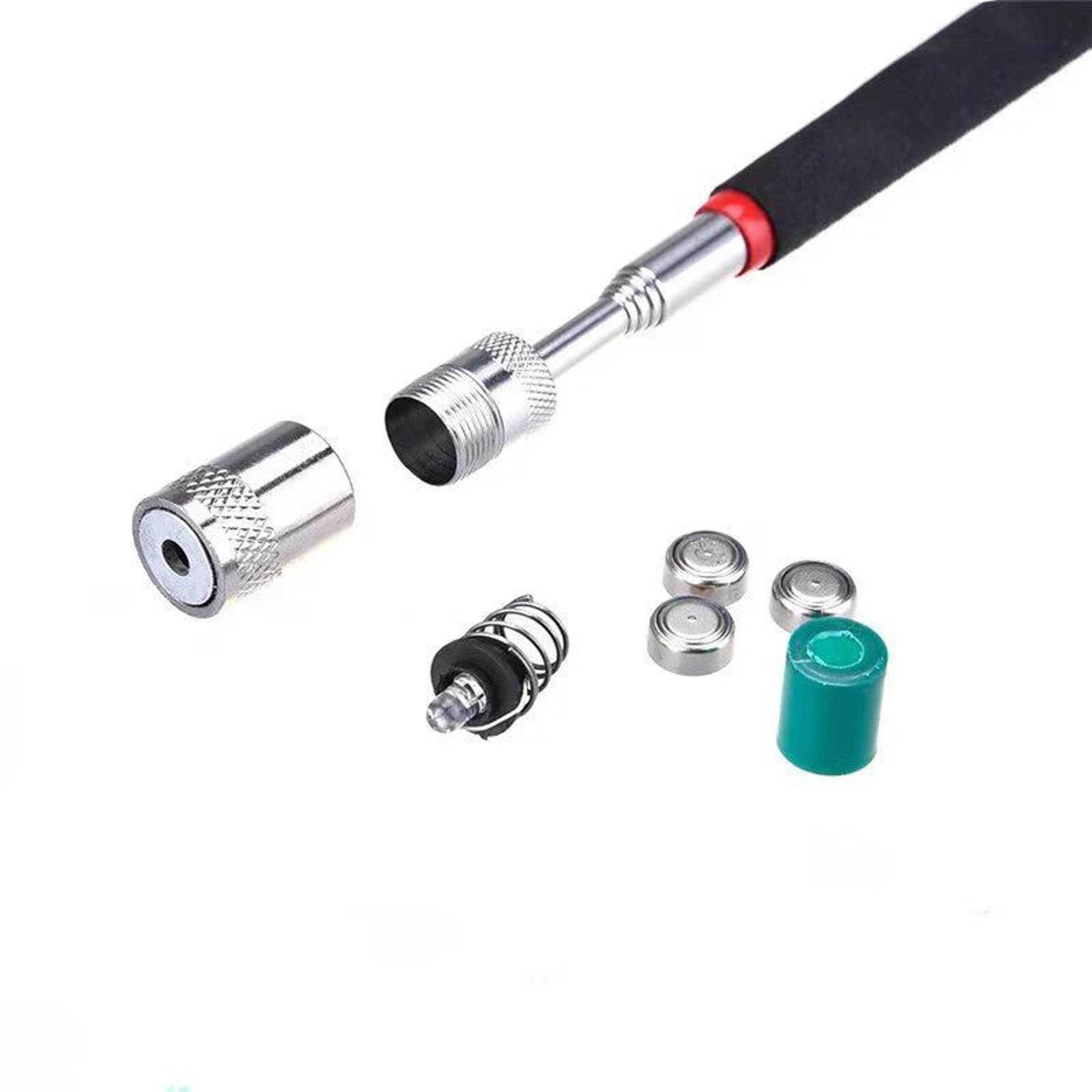 LED Telescopic Magnetic Pickup Pen  Portable Magnetic Pickup Tool For Nuts Bolts  Tight Spaces 4