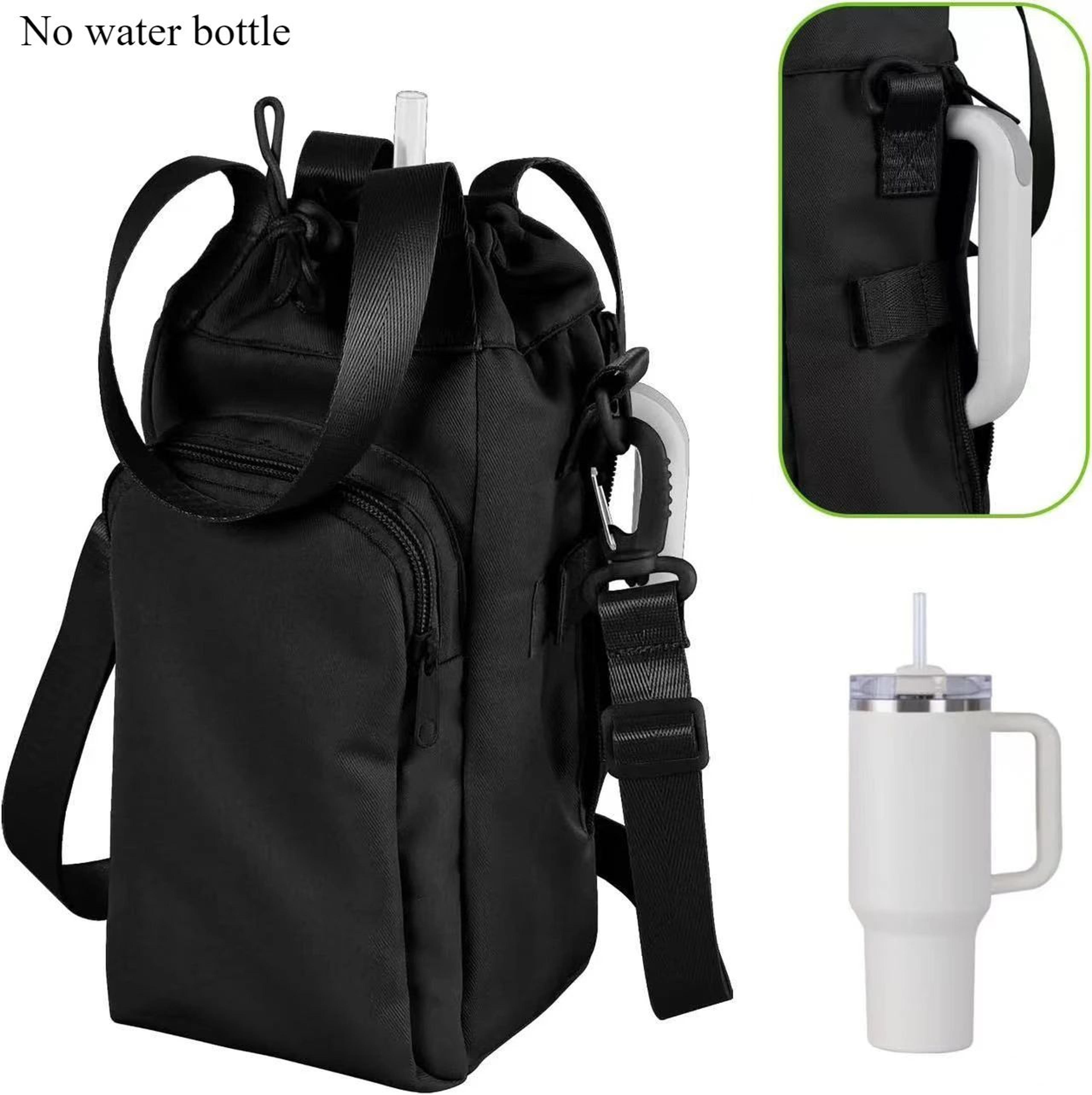 Waterproof Insulated Water Bottle Pouch  Durable Thermos Holder With Adjustable Strap For Outdoor T 4