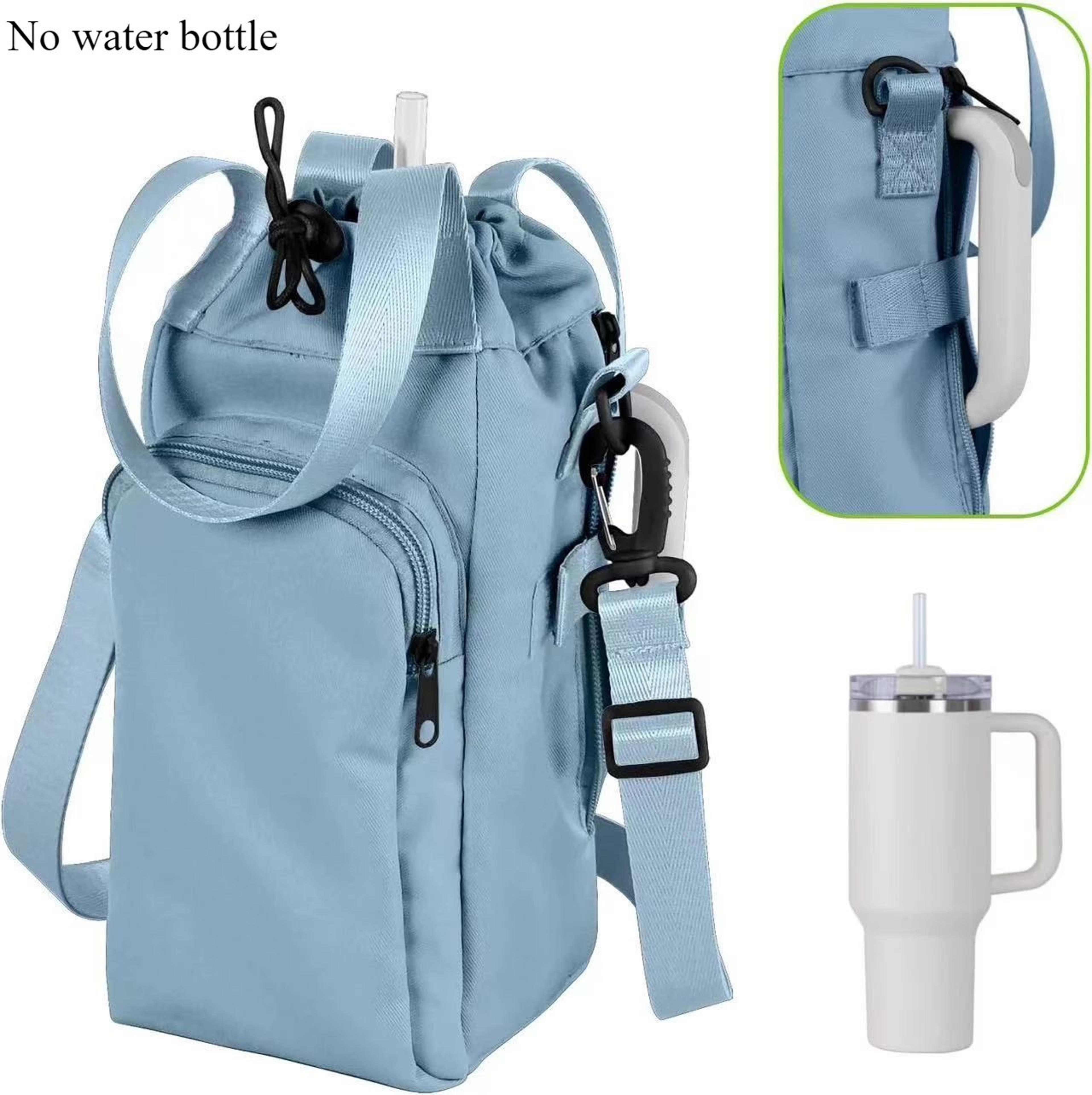 Waterproof Insulated Water Bottle Pouch  Durable Thermos Holder With Adjustable Strap For Outdoor T 5