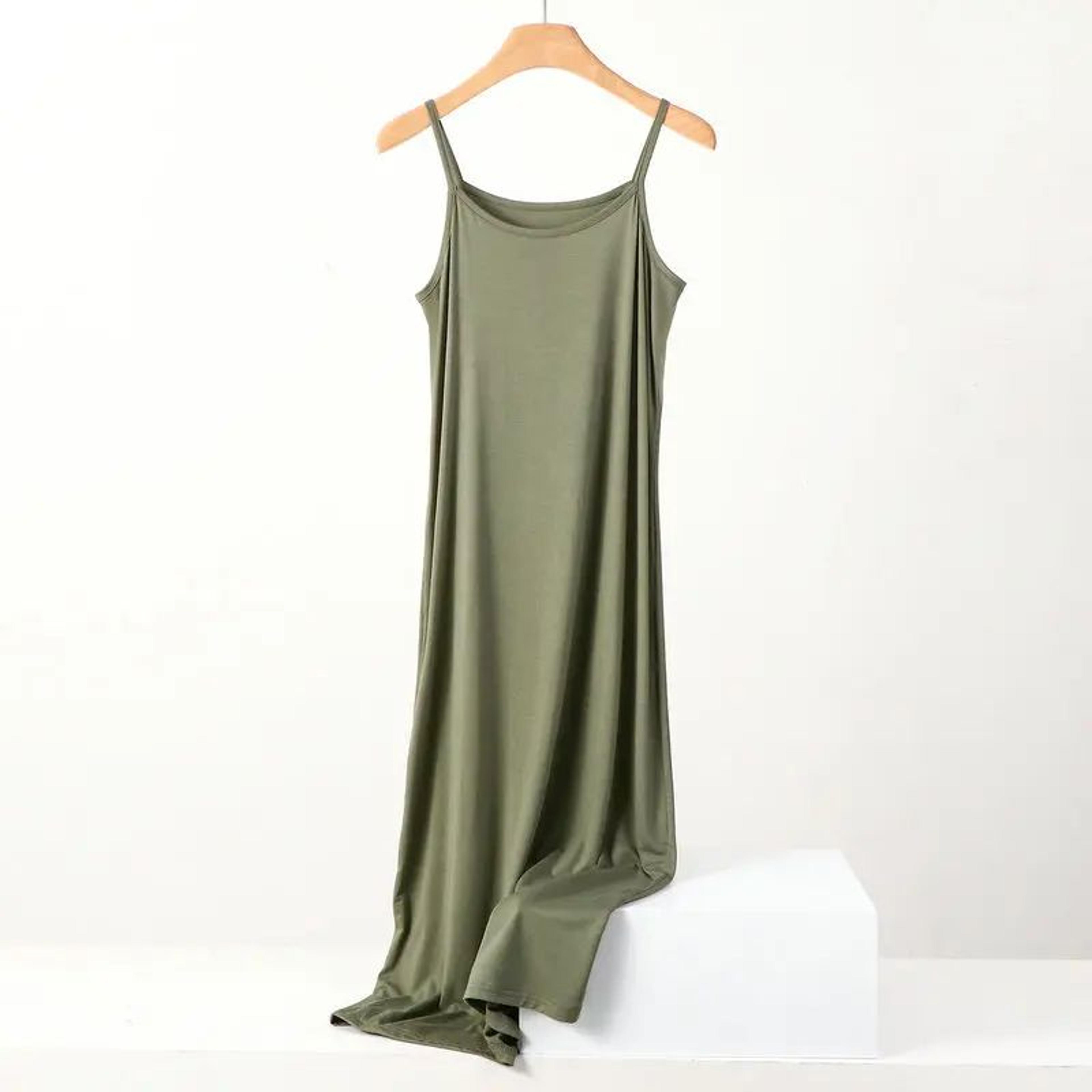 Plus Size Modal Cotton Nightgown  Soft Summer Women Night Dress With Adjustable Straps 6