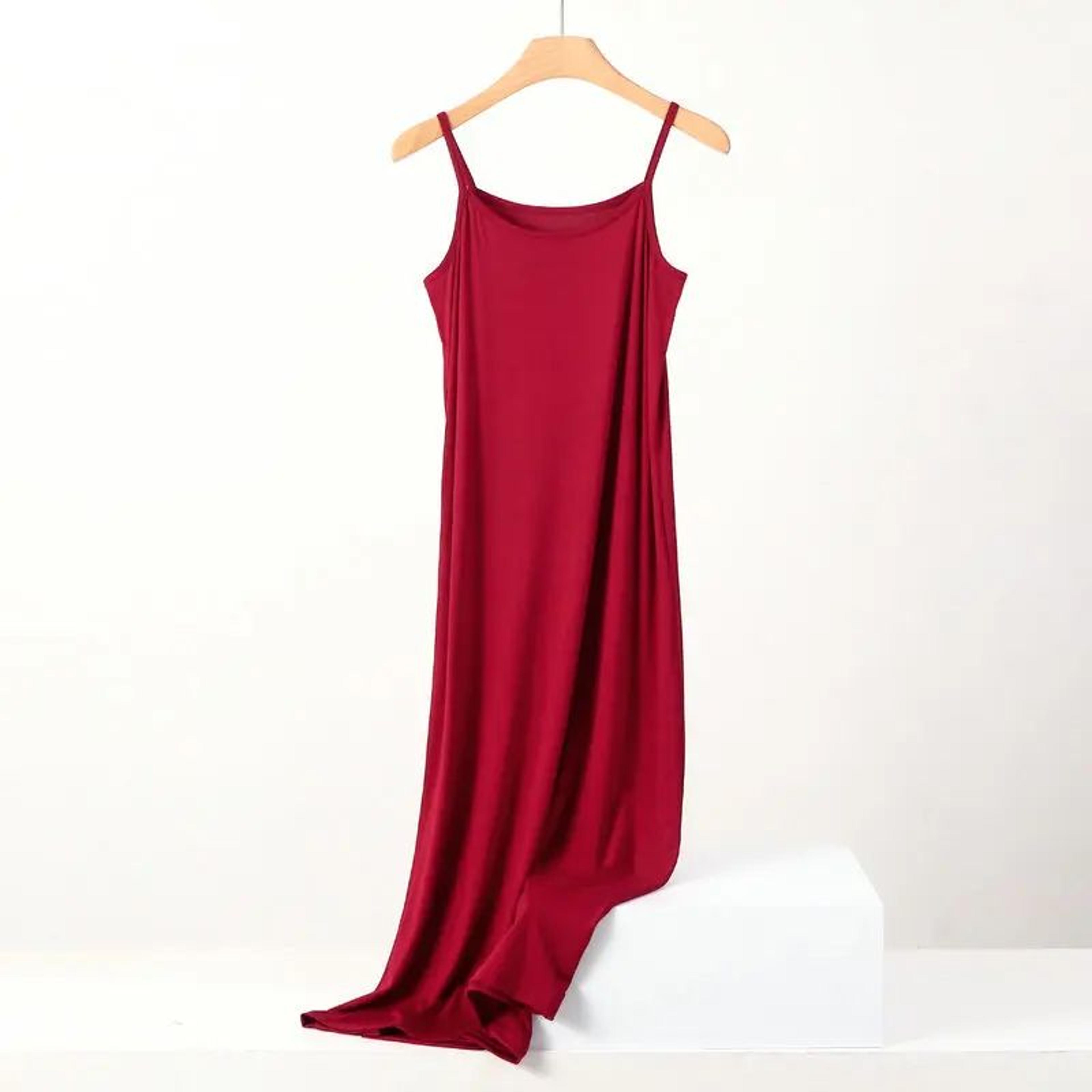 Plus Size Modal Cotton Nightgown  Soft Summer Women Night Dress With Adjustable Straps 15
